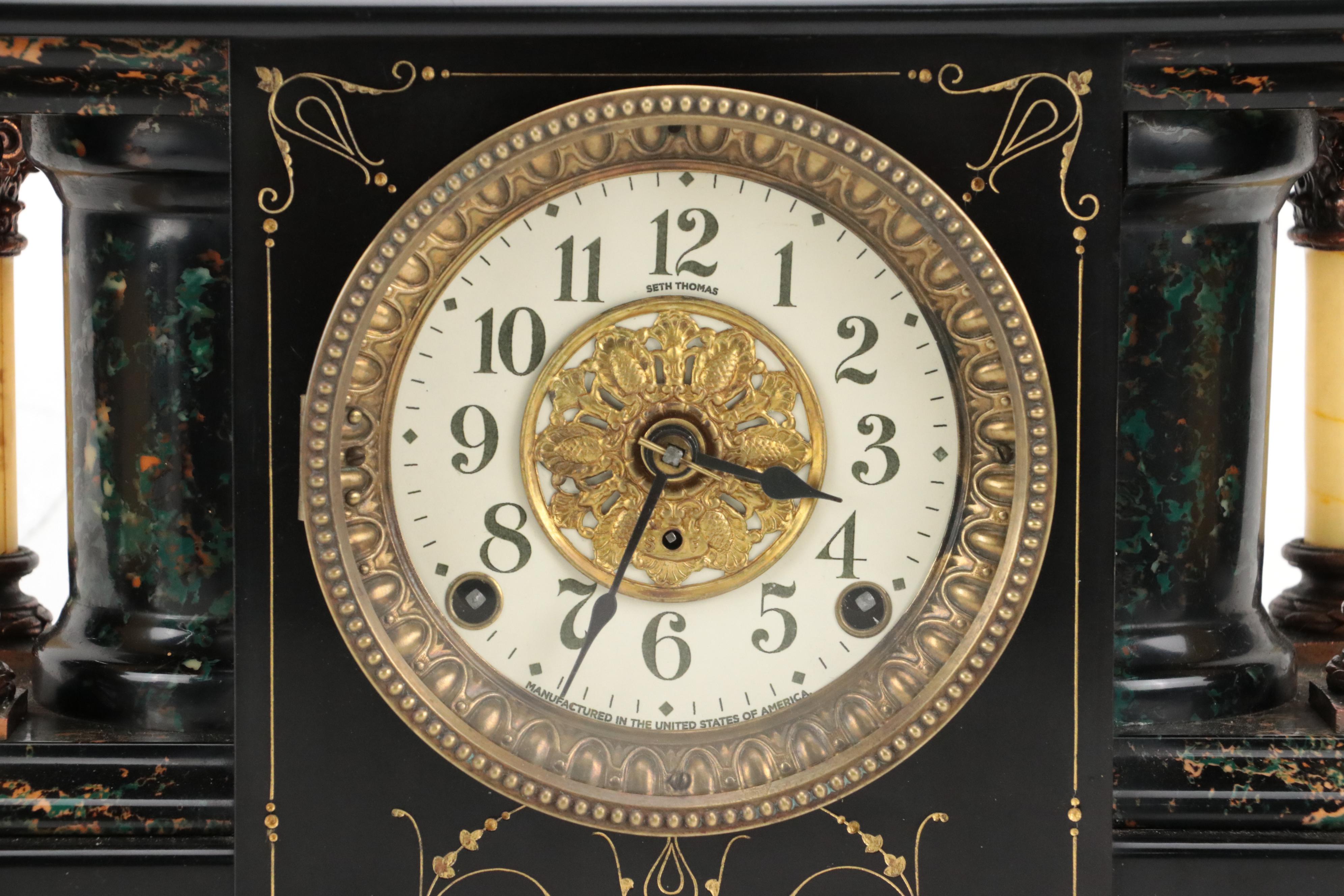 Seth Thomas "Adamantine" Mantel Clock, 1908