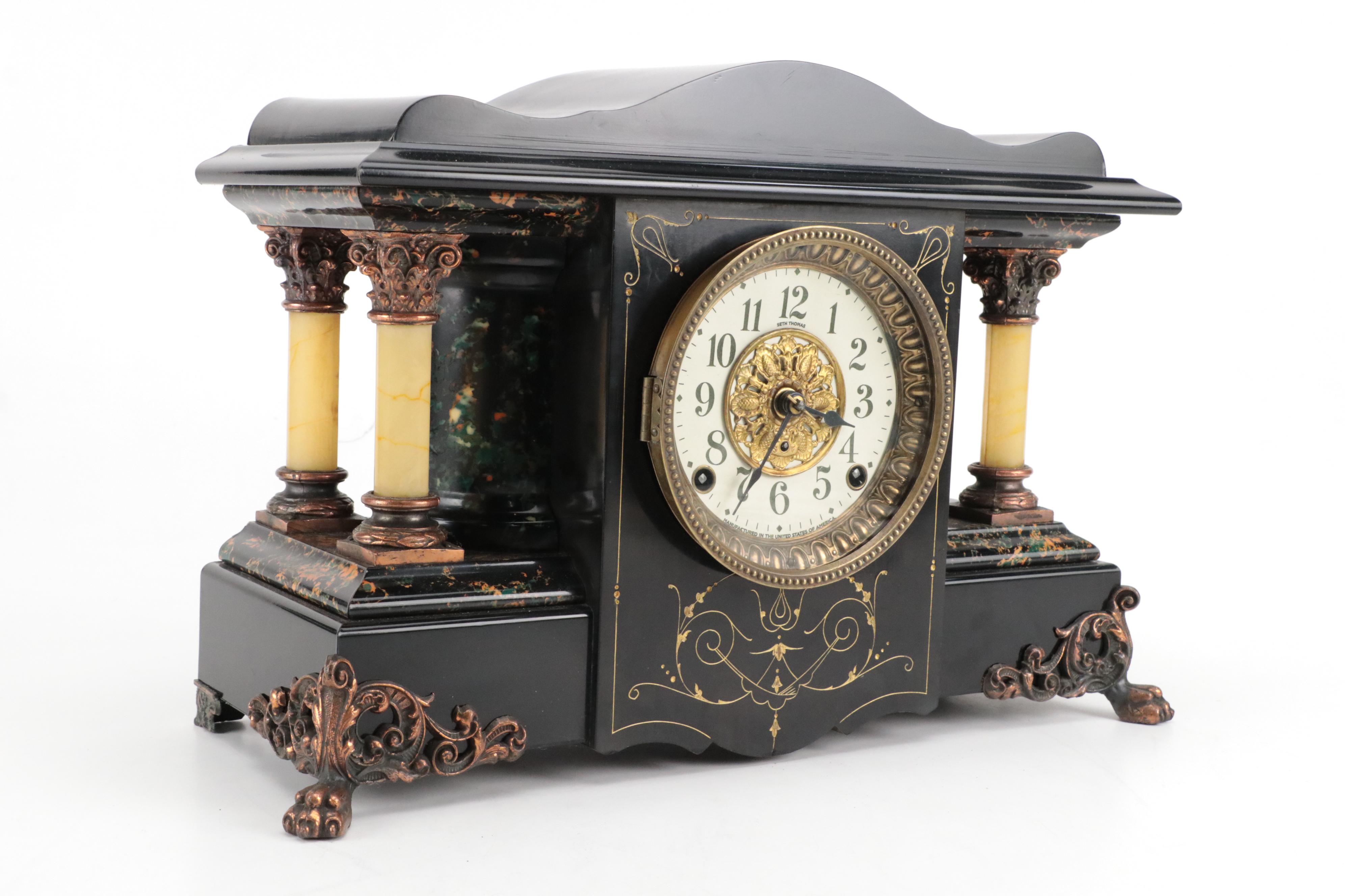 Seth Thomas "Adamantine" Mantel Clock, 1908