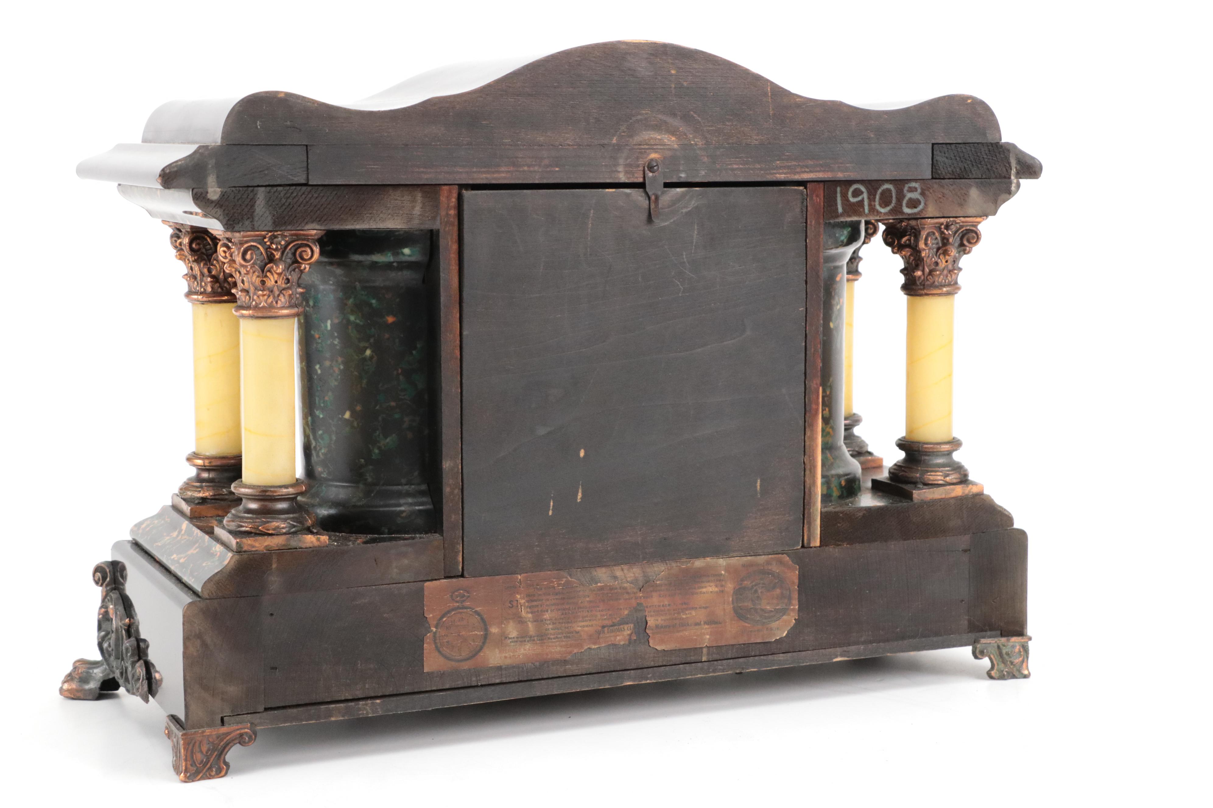 Seth Thomas "Adamantine" Mantel Clock, 1908