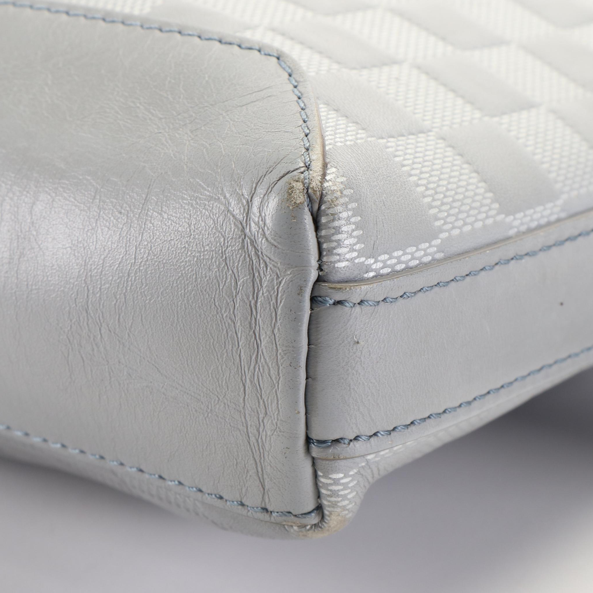 Louis Vuitton Discovery Messenger Bag in Gray Damier Infini Leather