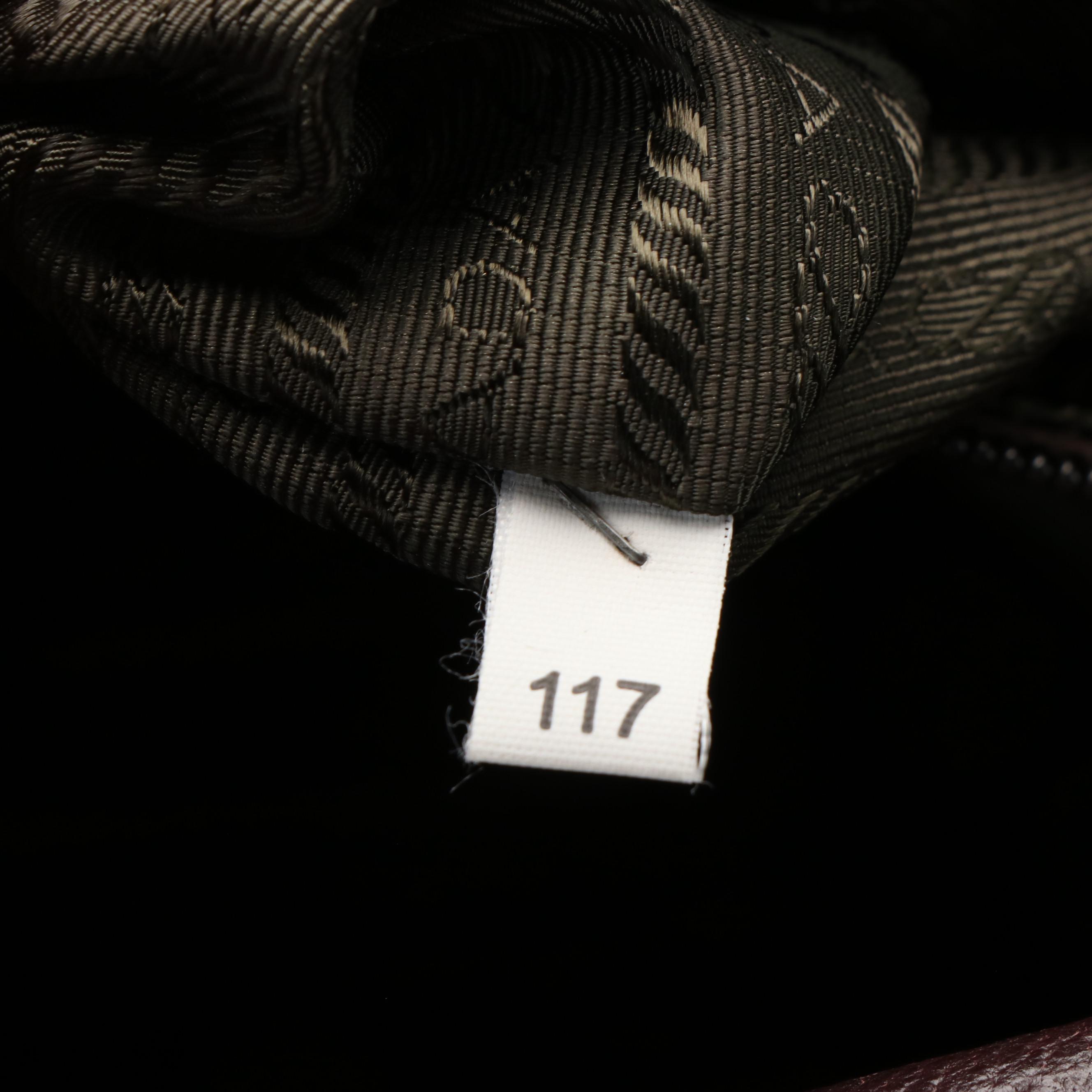 Prada Duffel Bag in Brown Leather