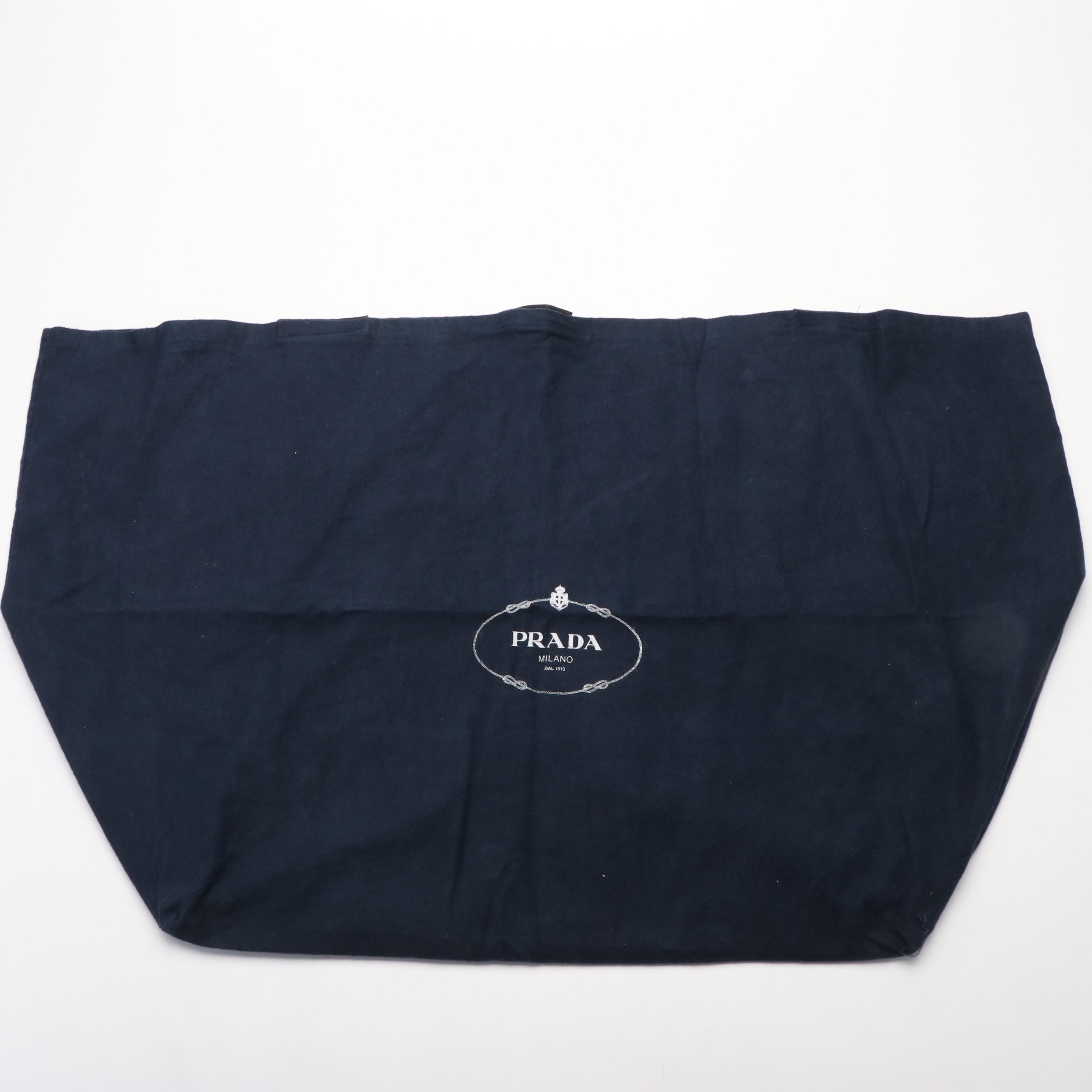 Prada Duffel Bag in Brown Leather