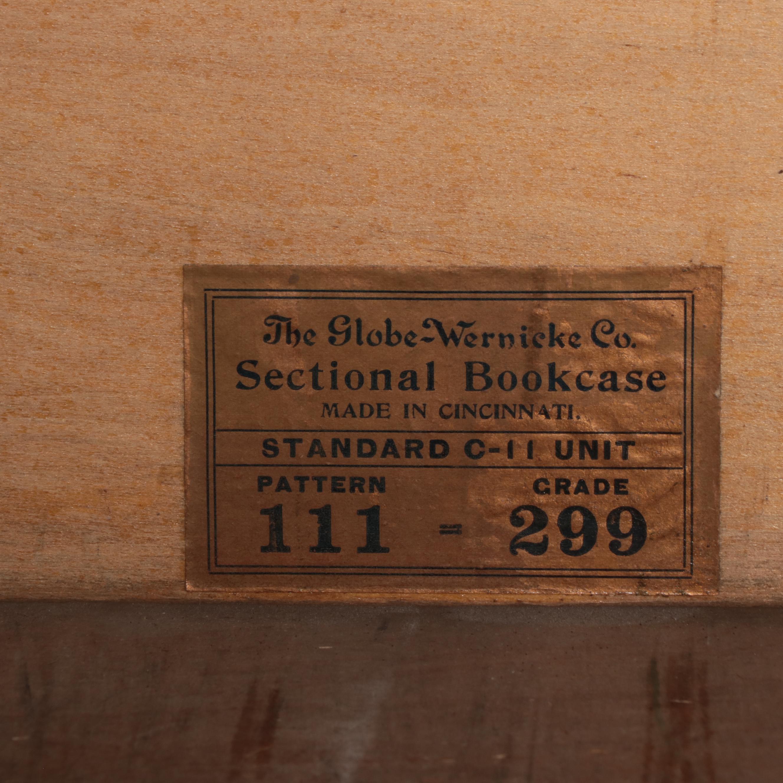 Macey Globe-Wernicke Oak and Glass Barrister's Bookcase