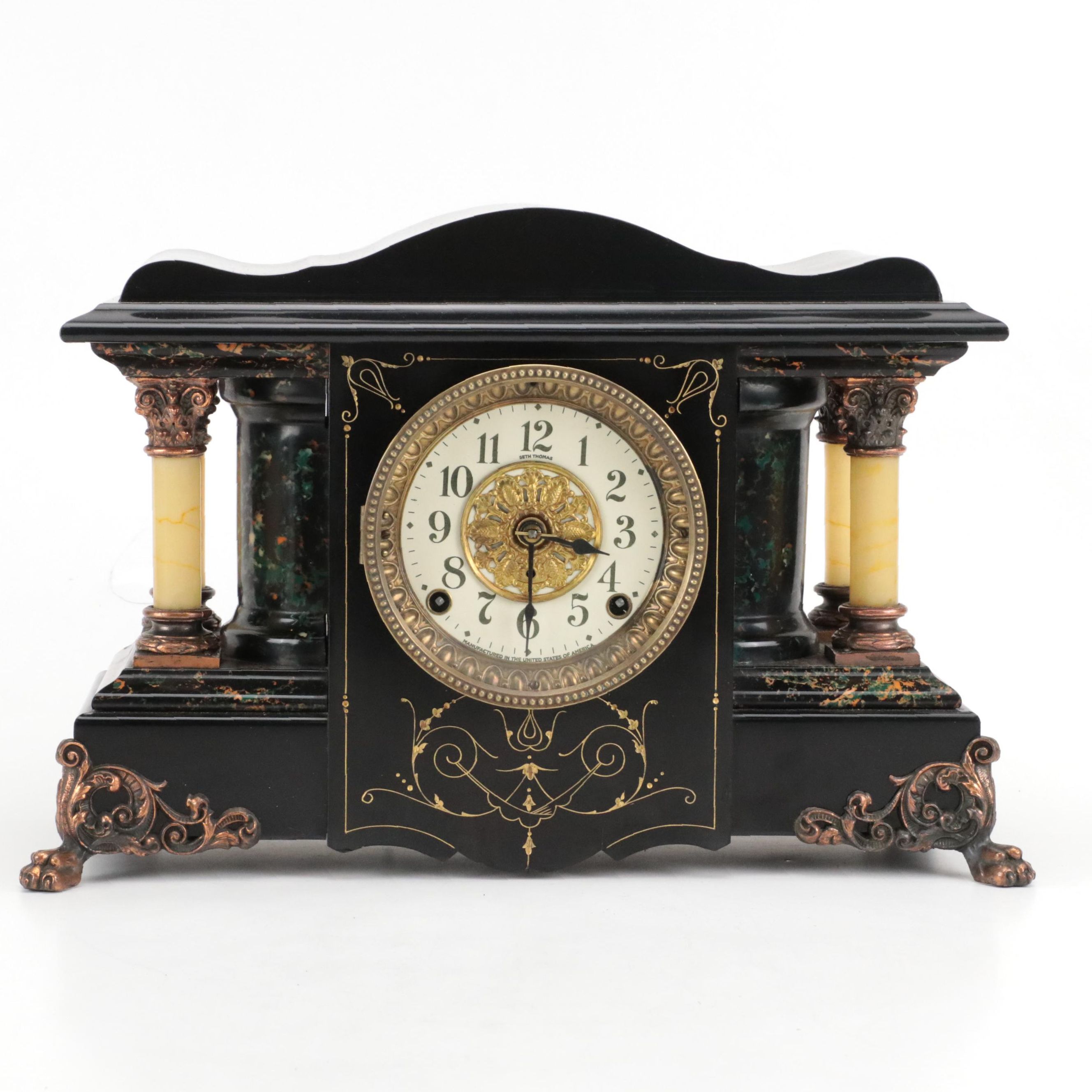 Seth Thomas "Adamantine" Mantel Clock, 1908