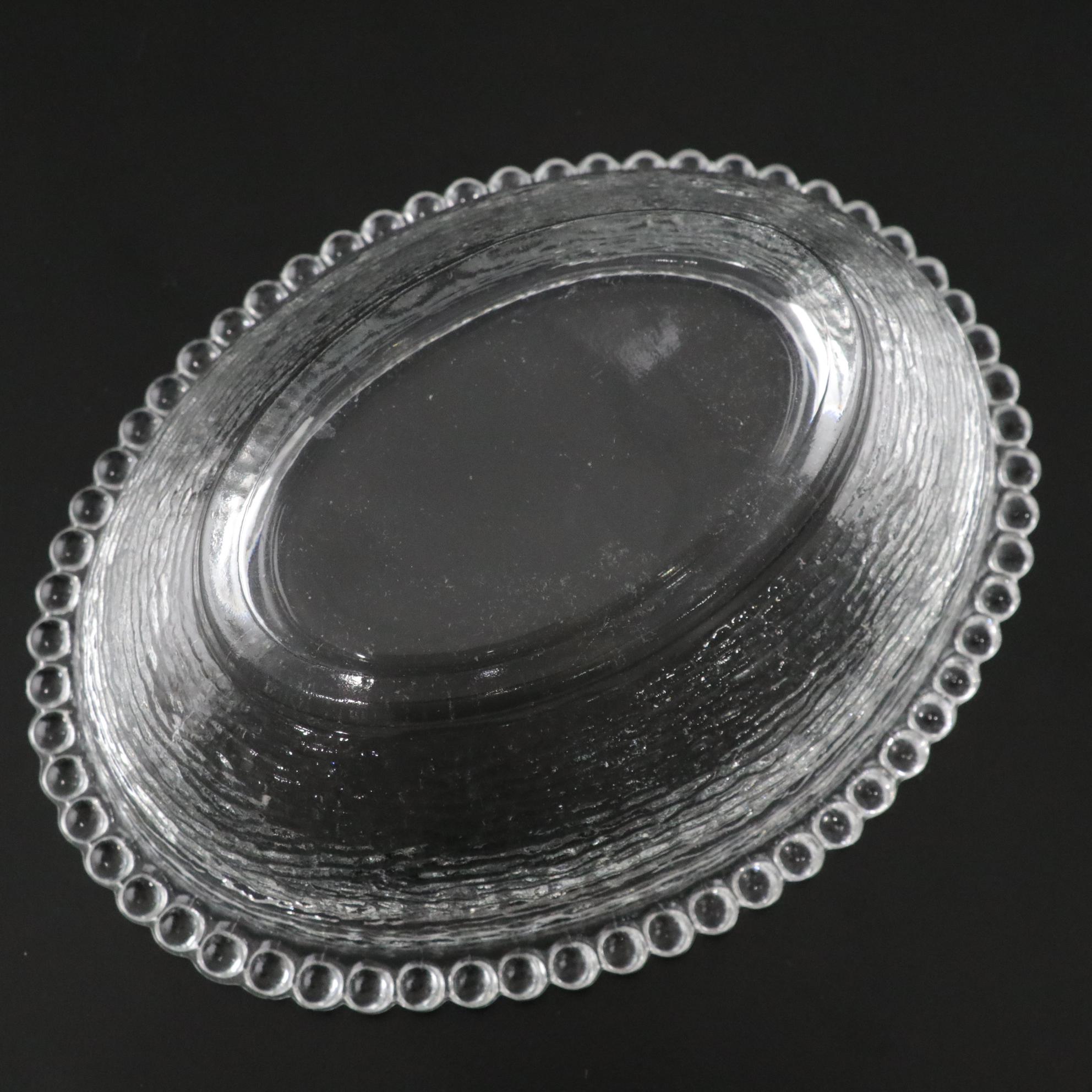 Indiana Glass Cat-on-Basket Box