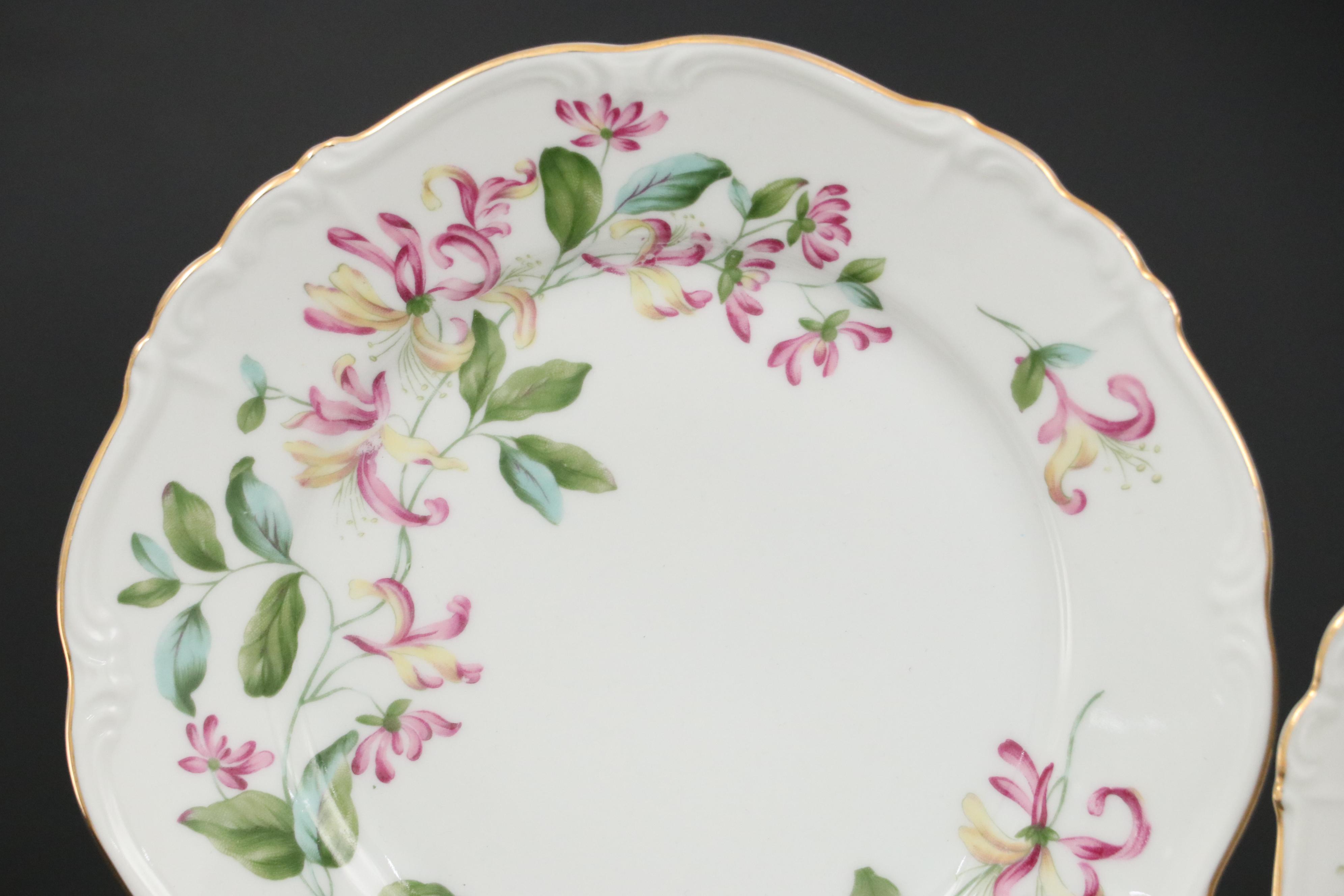 Eadelstein Porcelain "Honeysuckle" Dinnerware with Seltsmann Coffee Set