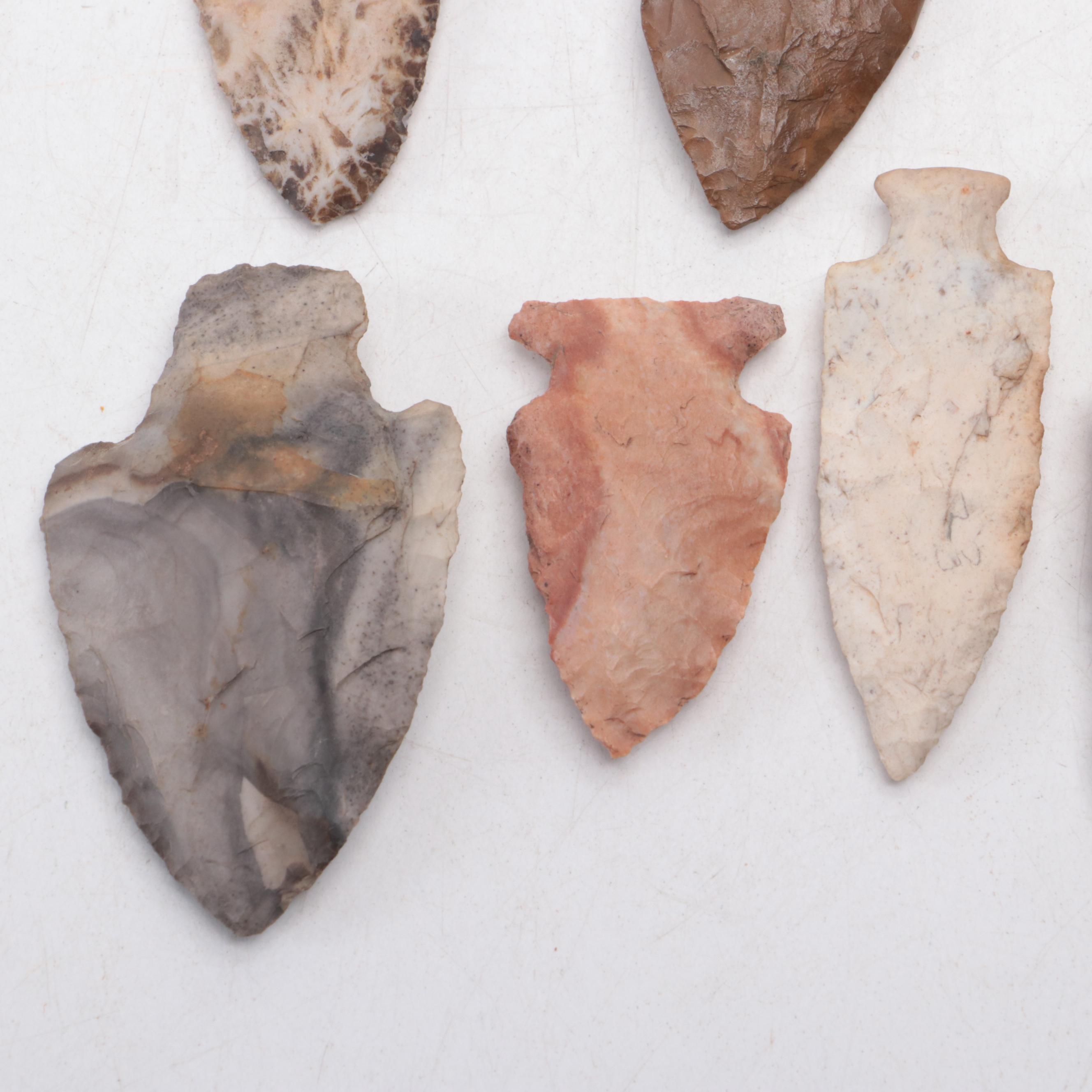 Large Group of Lithic Stone Points and Blades
