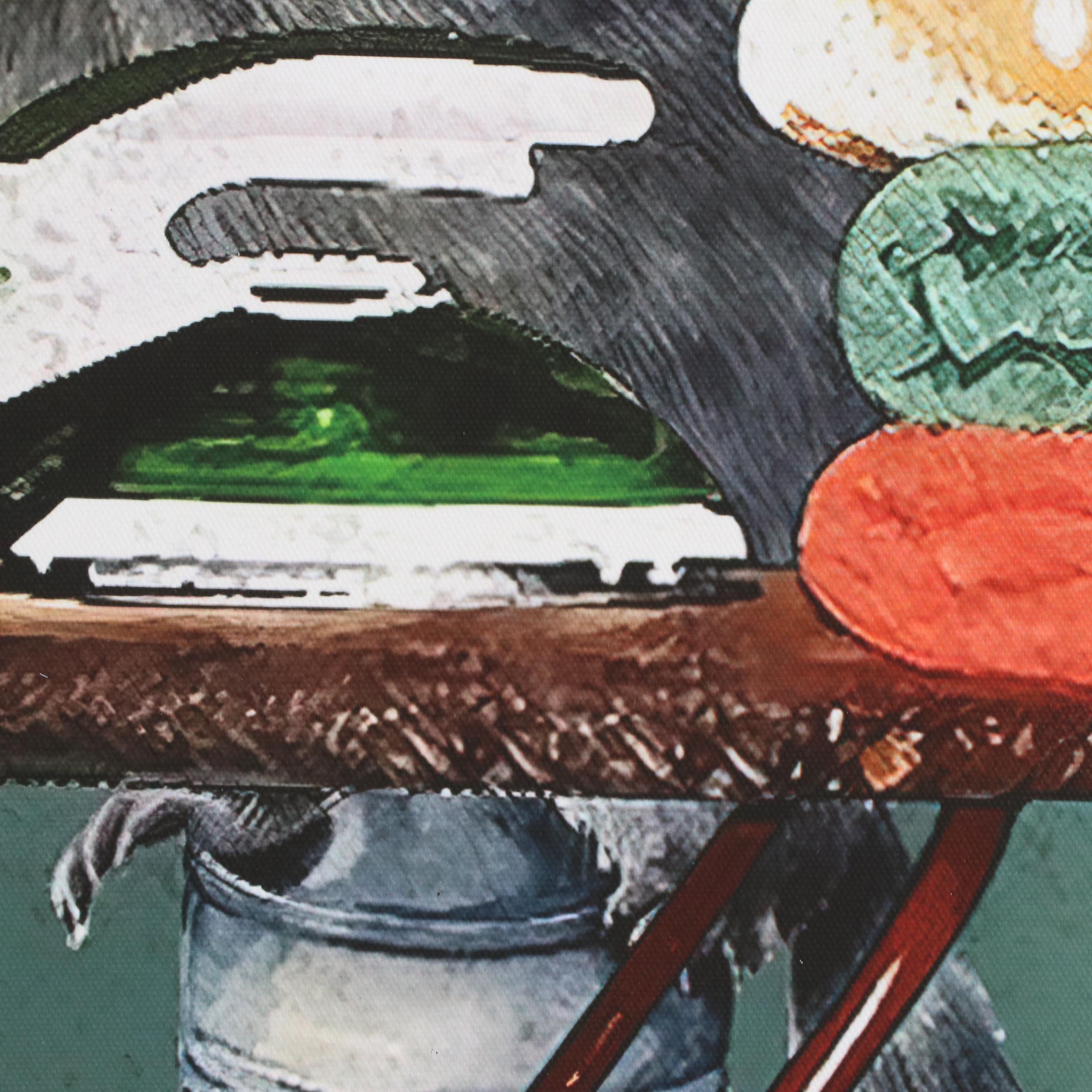 Giclée of Raccoon "Laundry Today or Naked Tomorrow"