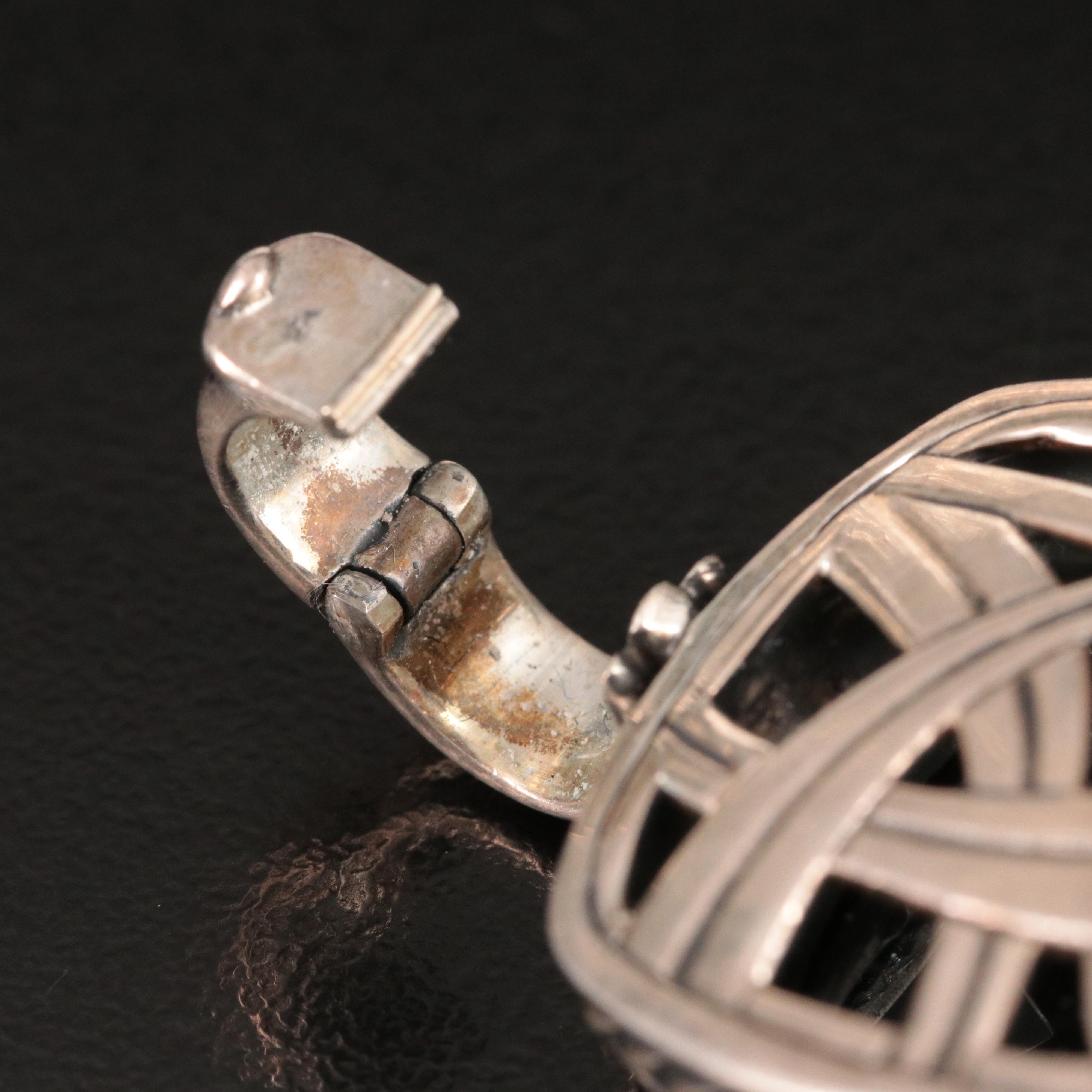 David Yurman Albion Sterling Hematite Enhancer Pendant