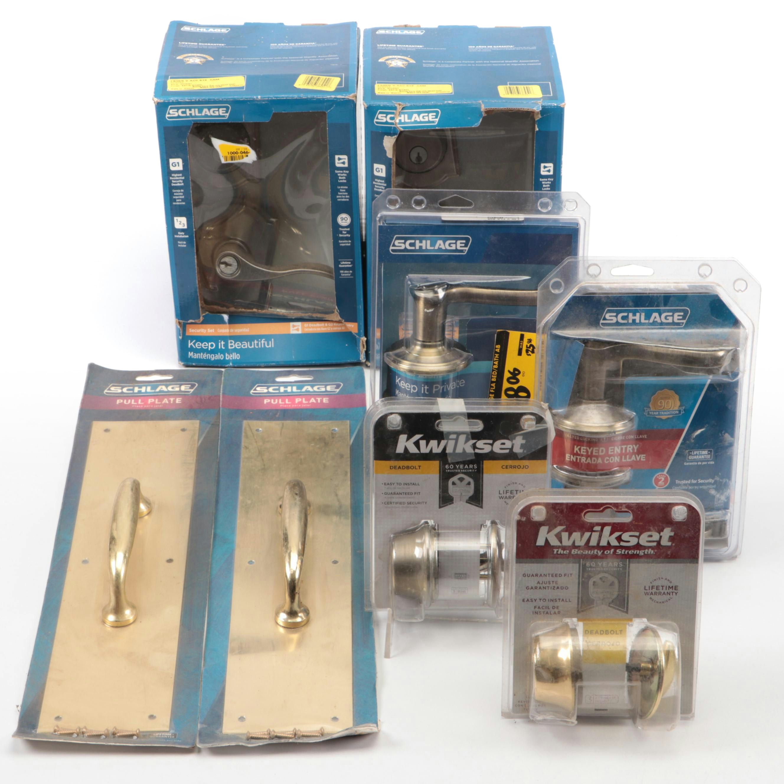 Schlage Doorknob and Deadbolt Security Sets with More Doorknobs