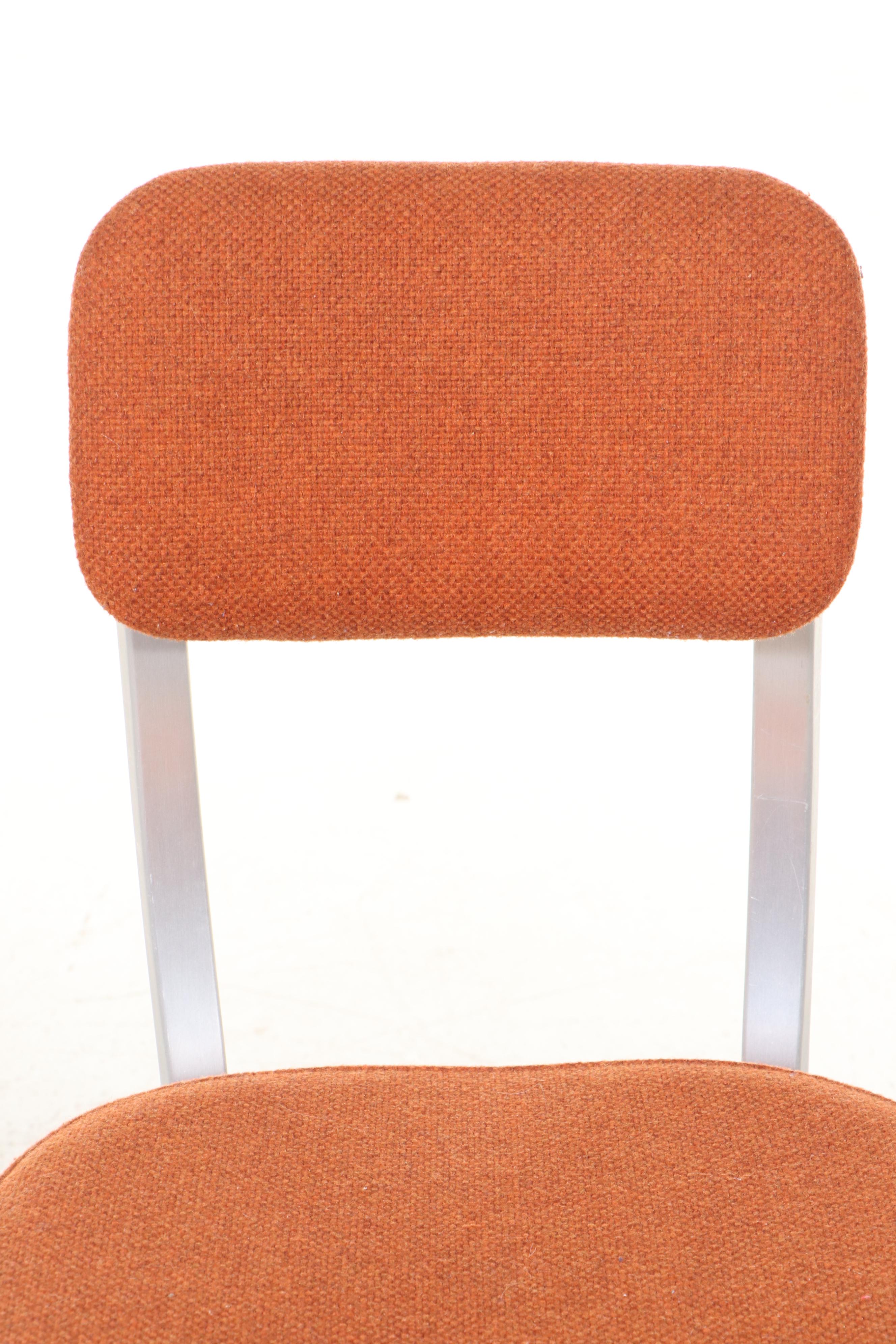 The General Fireproofing Co. Mid Century Modern Upholstered Metal Typist's Chair