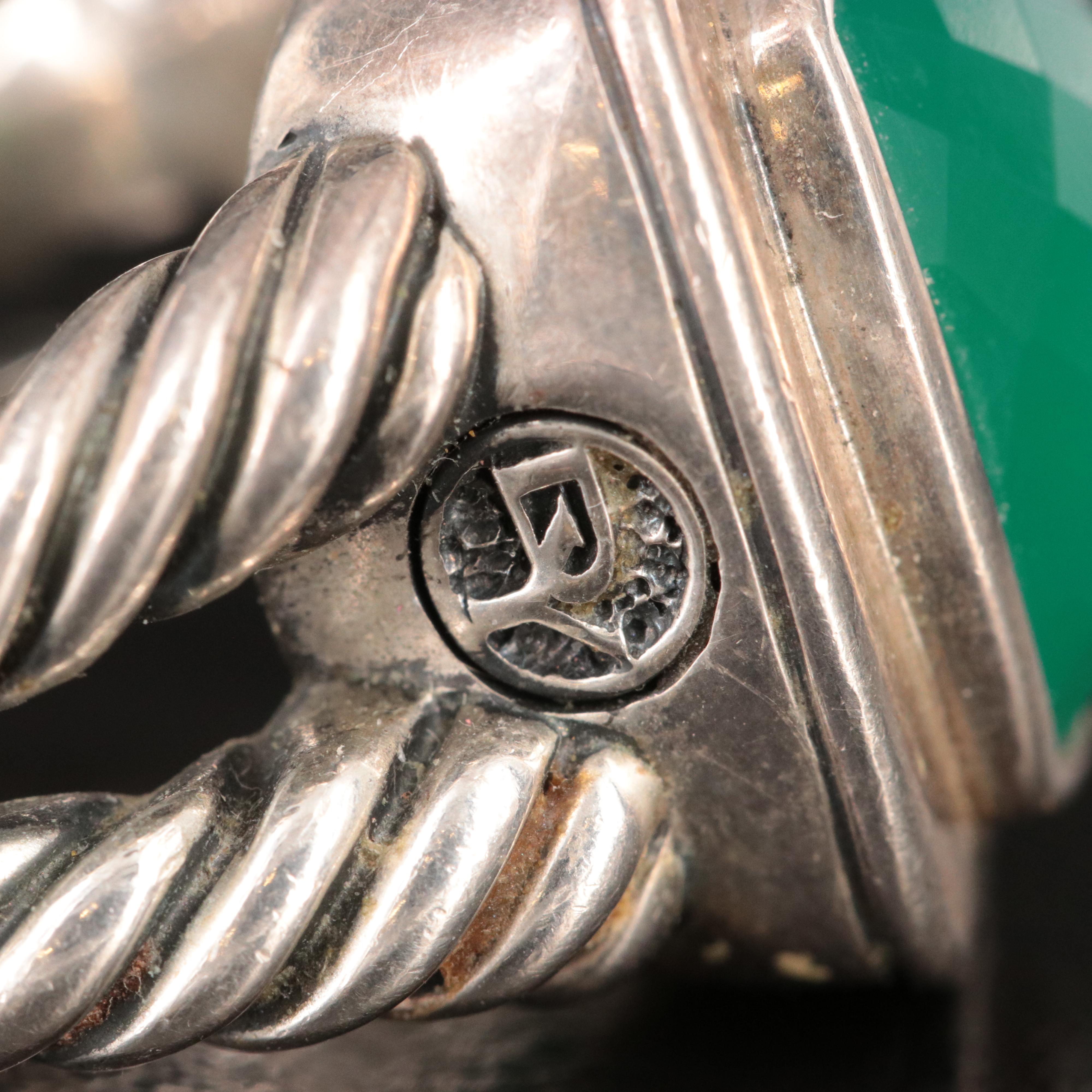 David Yurman Albion Sterling Chalcedony Ring