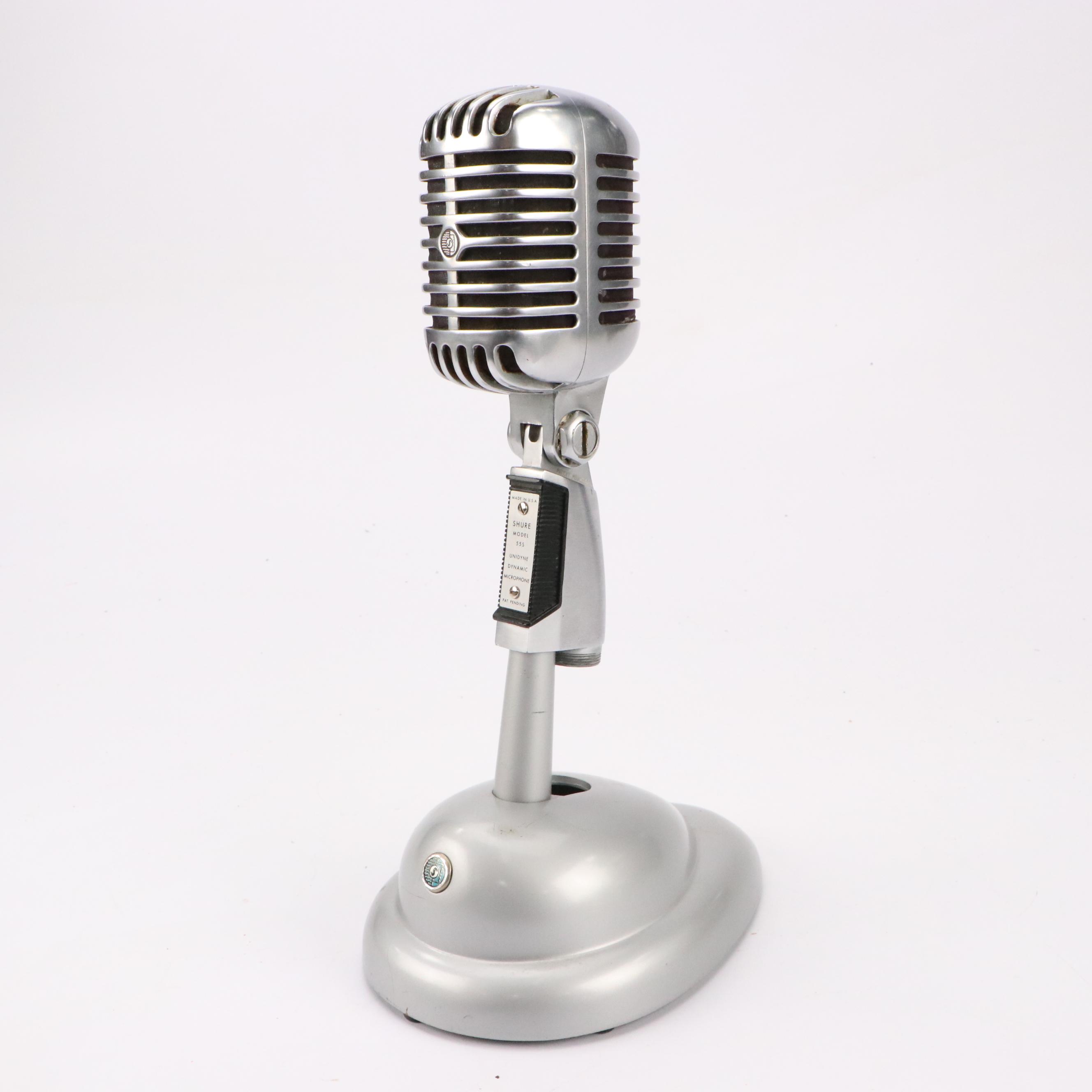 Shure Unidyne Model 555 Dynamic Broadcast Microphone