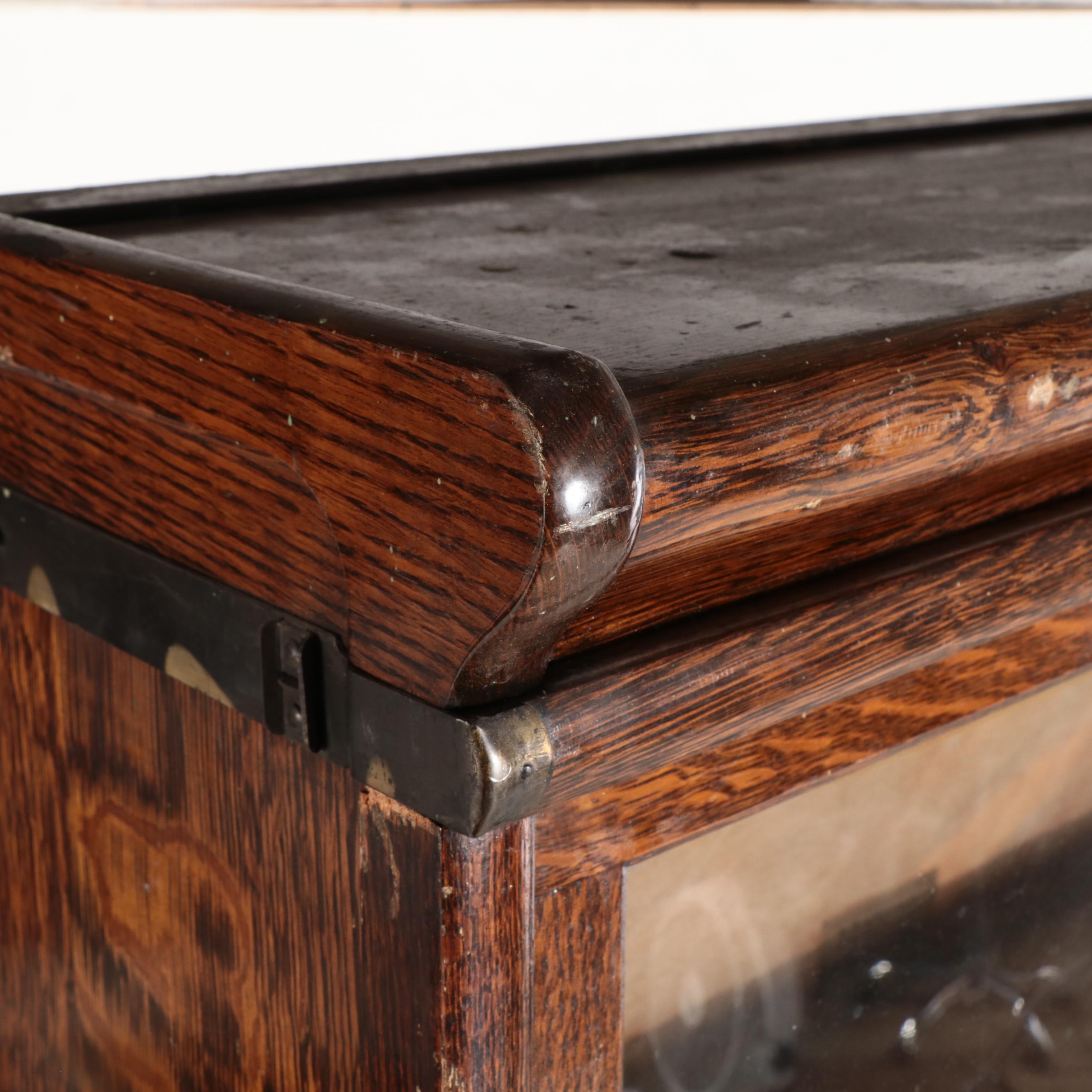 Globe-Wernicke Oak Seven-Stack Barrister's Bookcase, Early 20th Century