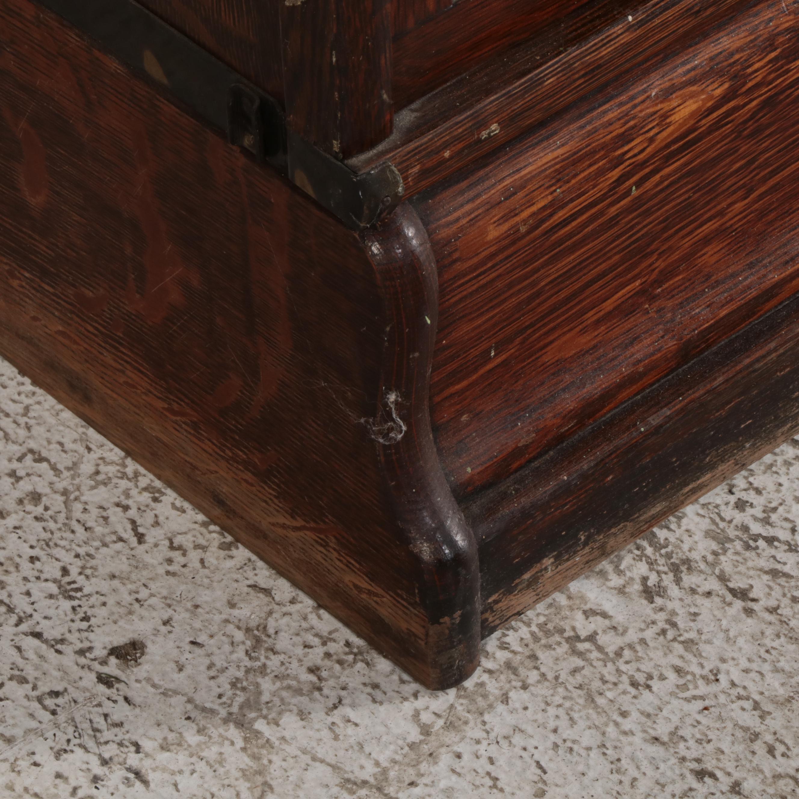 Globe-Wernicke Oak Seven-Stack Barrister's Bookcase, Early 20th Century