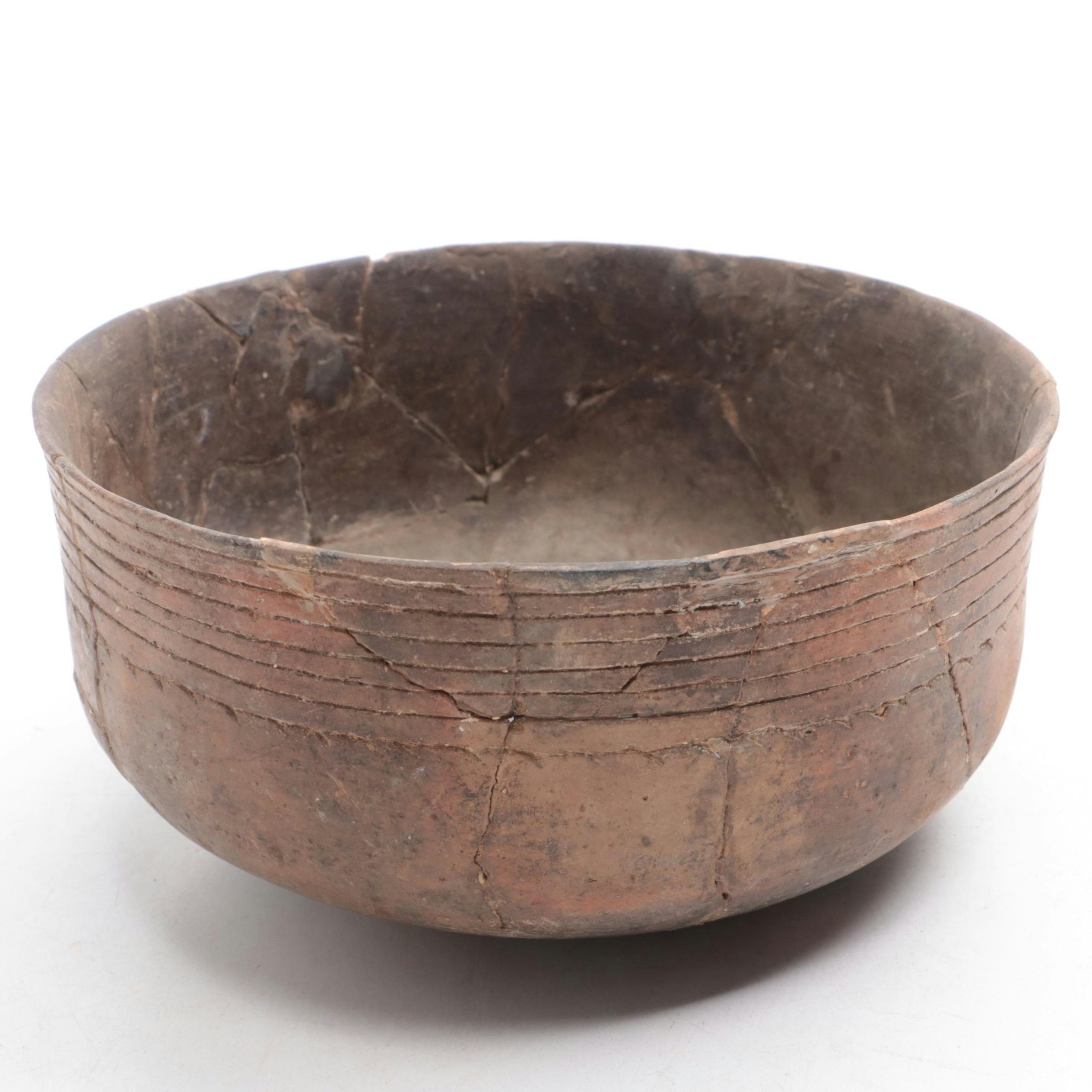 Caddo Type Incised Pottery Bowl