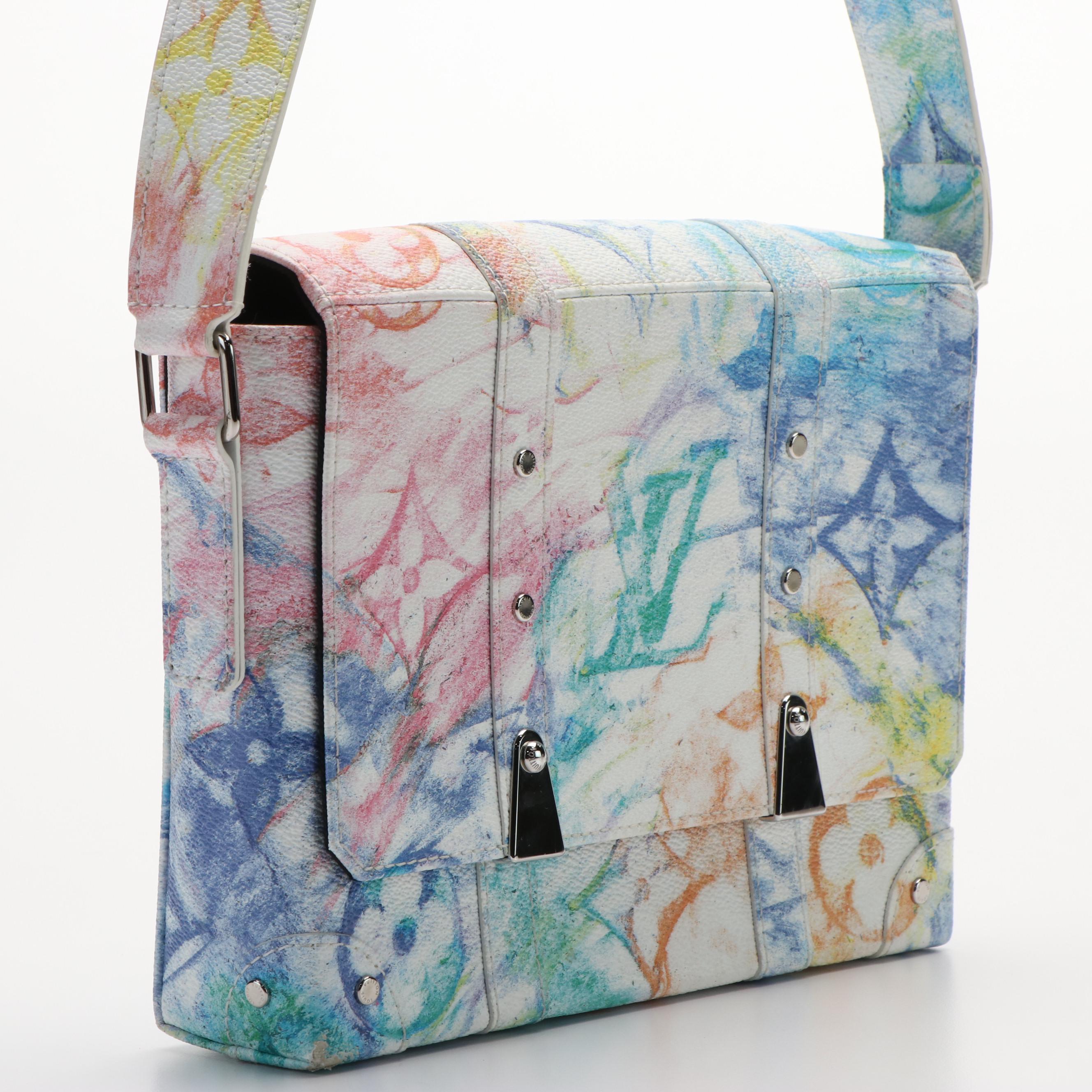 Louis Vuitton Watercolor Monogram Soft Trunk Messenger Bag