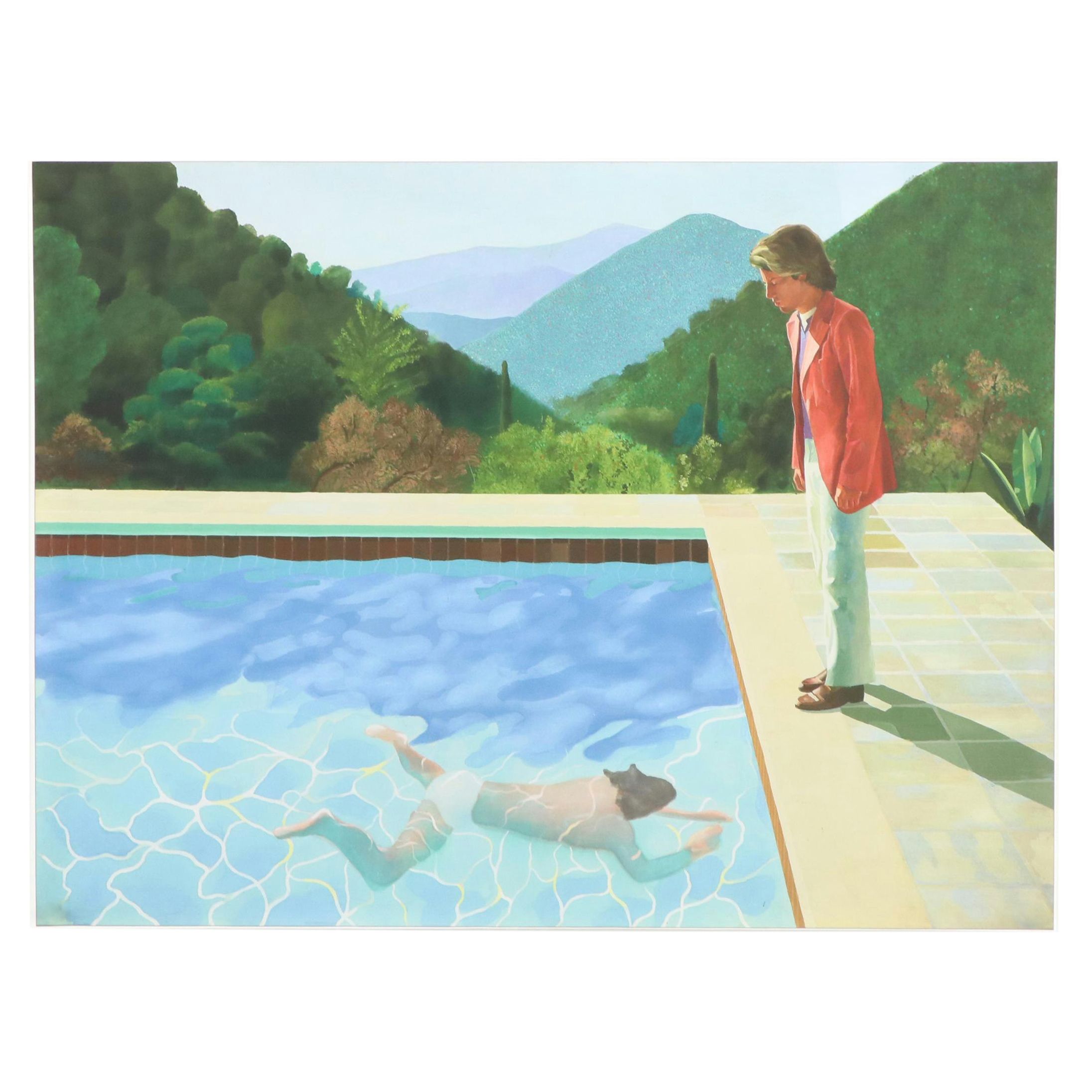 Giclée After David Hockney "Portrait of an Artist (Pool with Two Figures)"