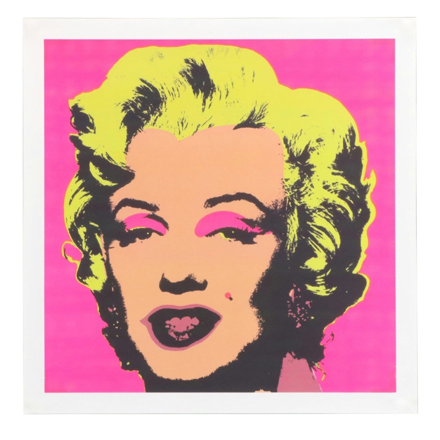 Pop Art Giclée After Andy Warhol "Marilyn Monroe"