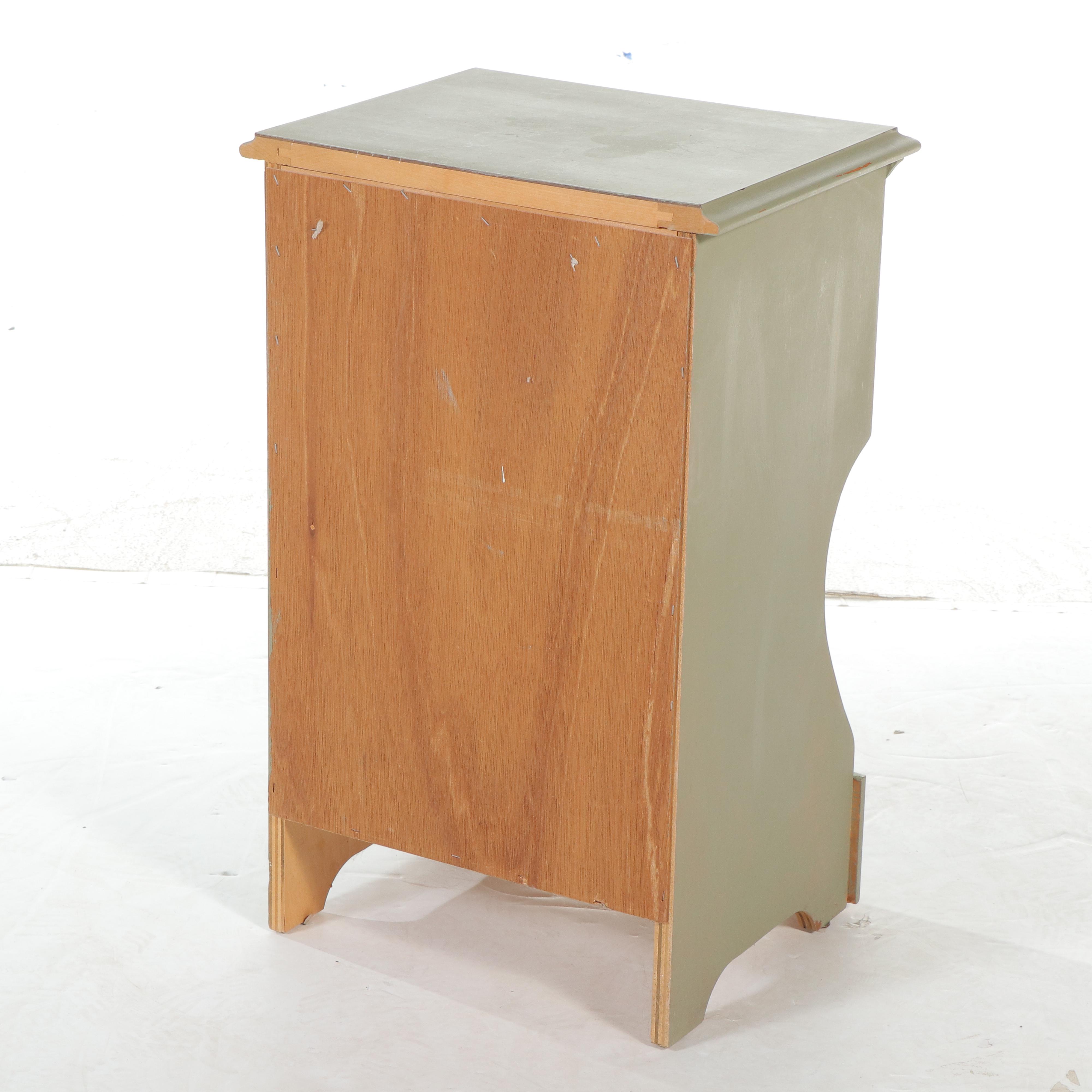 Carolina Furniture Works Painted Wood End Table