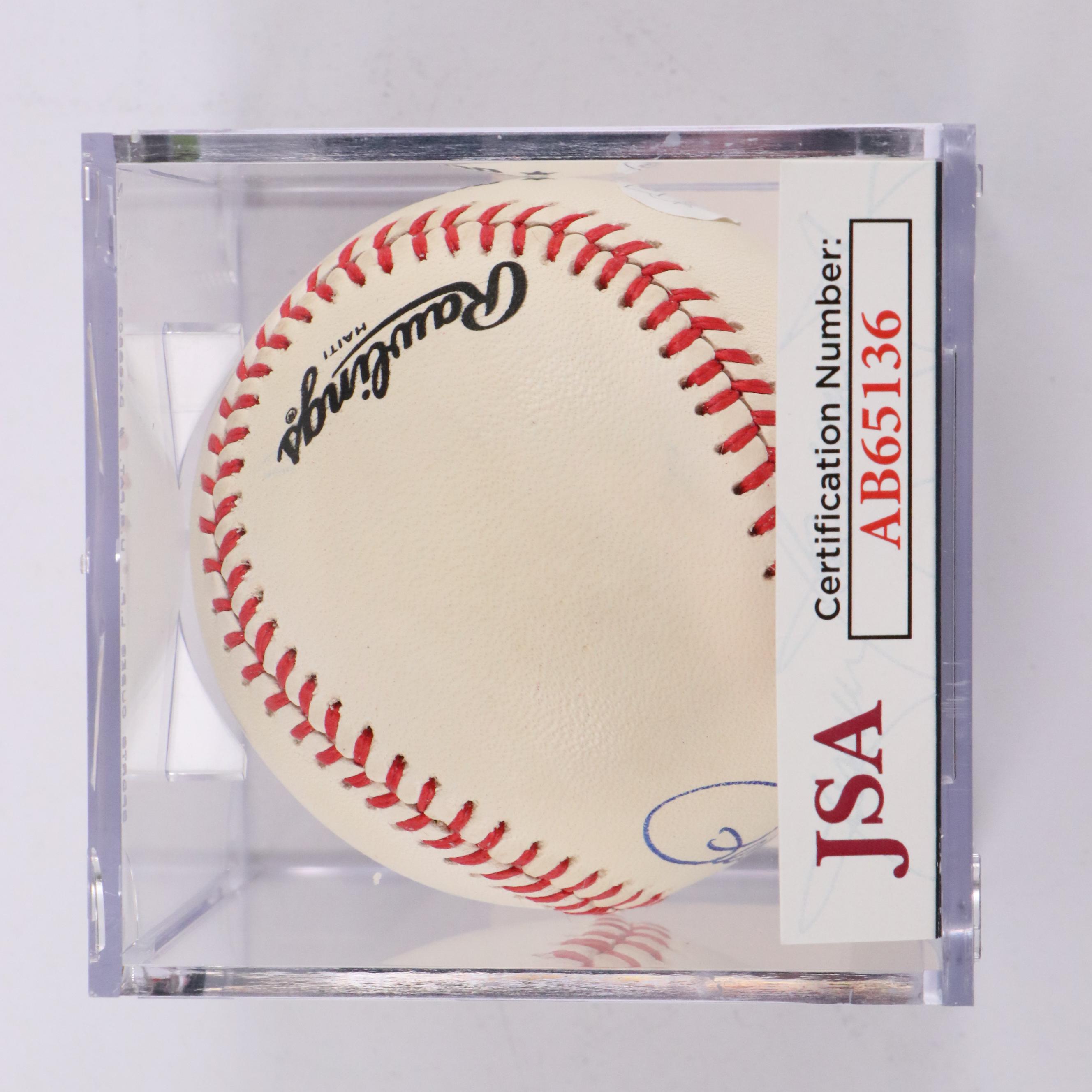 Frank Robinson Signed "586 HRs" Cincinnati Reds Print in Matted Display