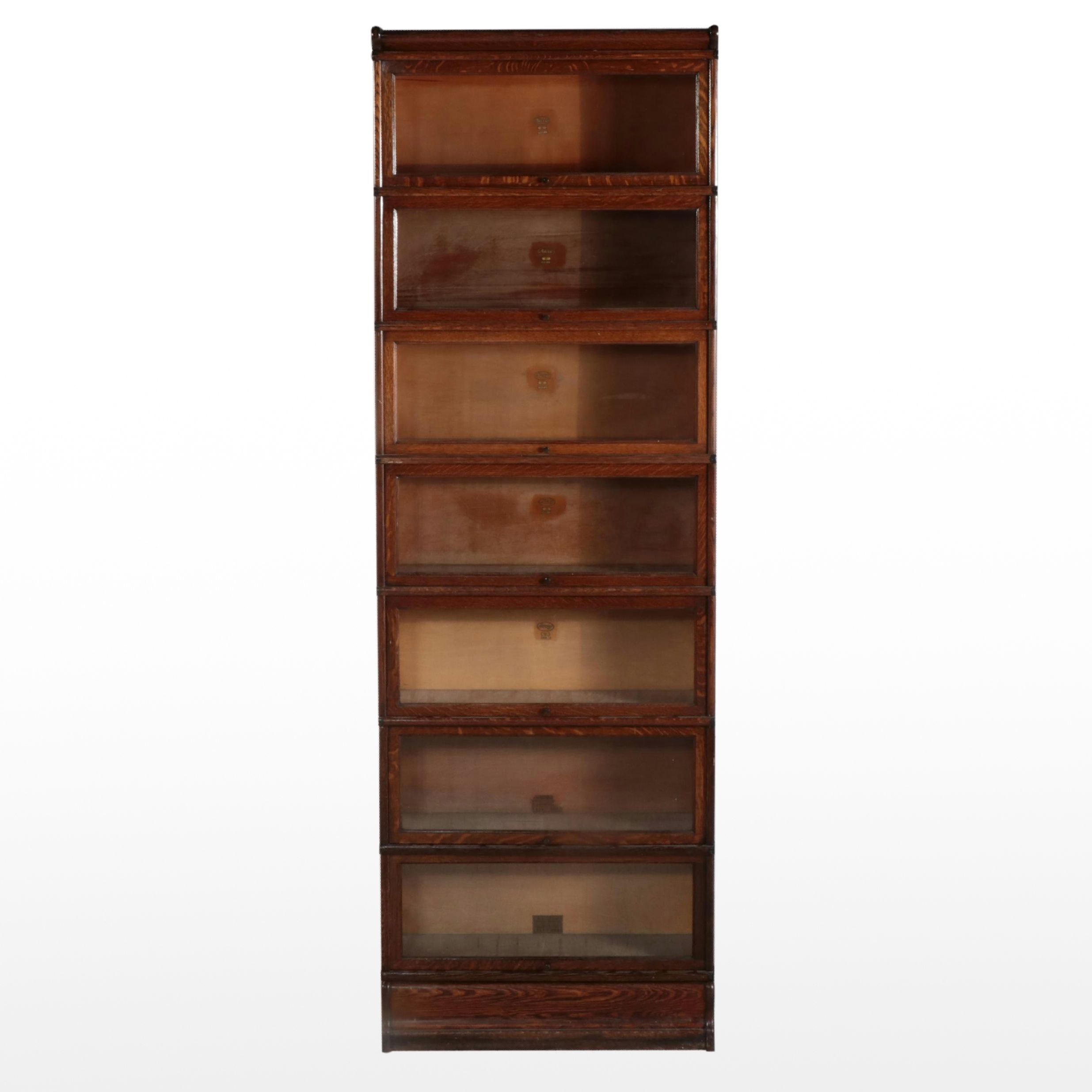 Macey Globe-Wernicke Oak and Glass Barrister's Bookcase