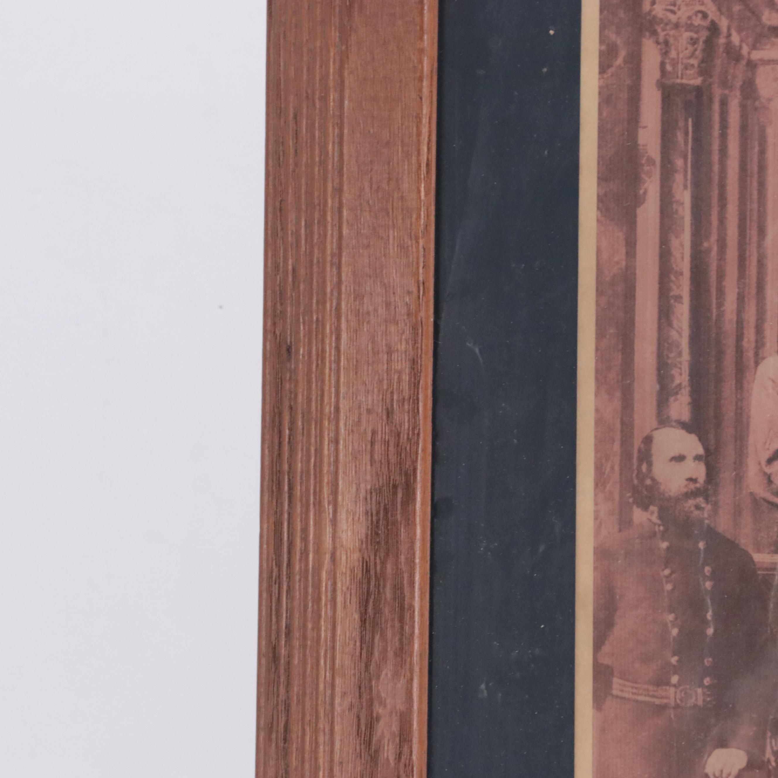 Offset Lithograph of Confederate Generals