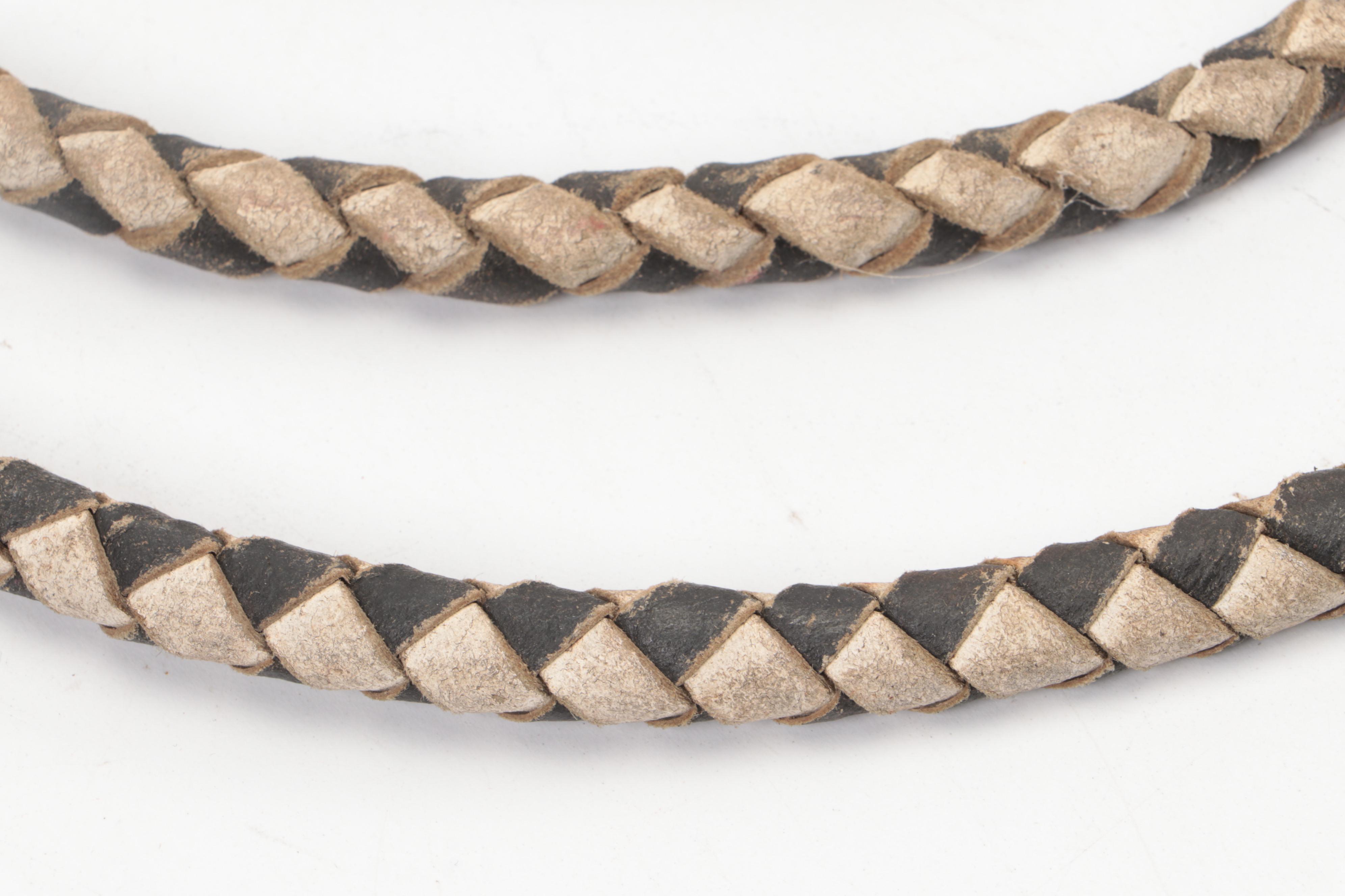 Handcrafted Braided Leather 8' Bullwhip