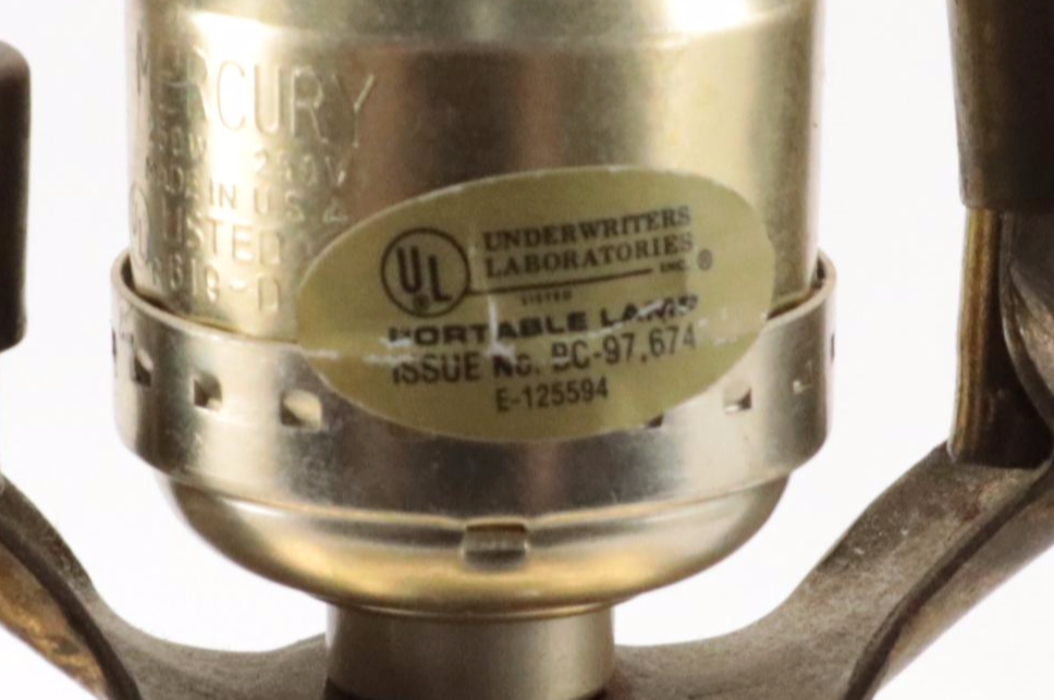 Chinese Porcelain Vase Table Lamps with Applied Decorations