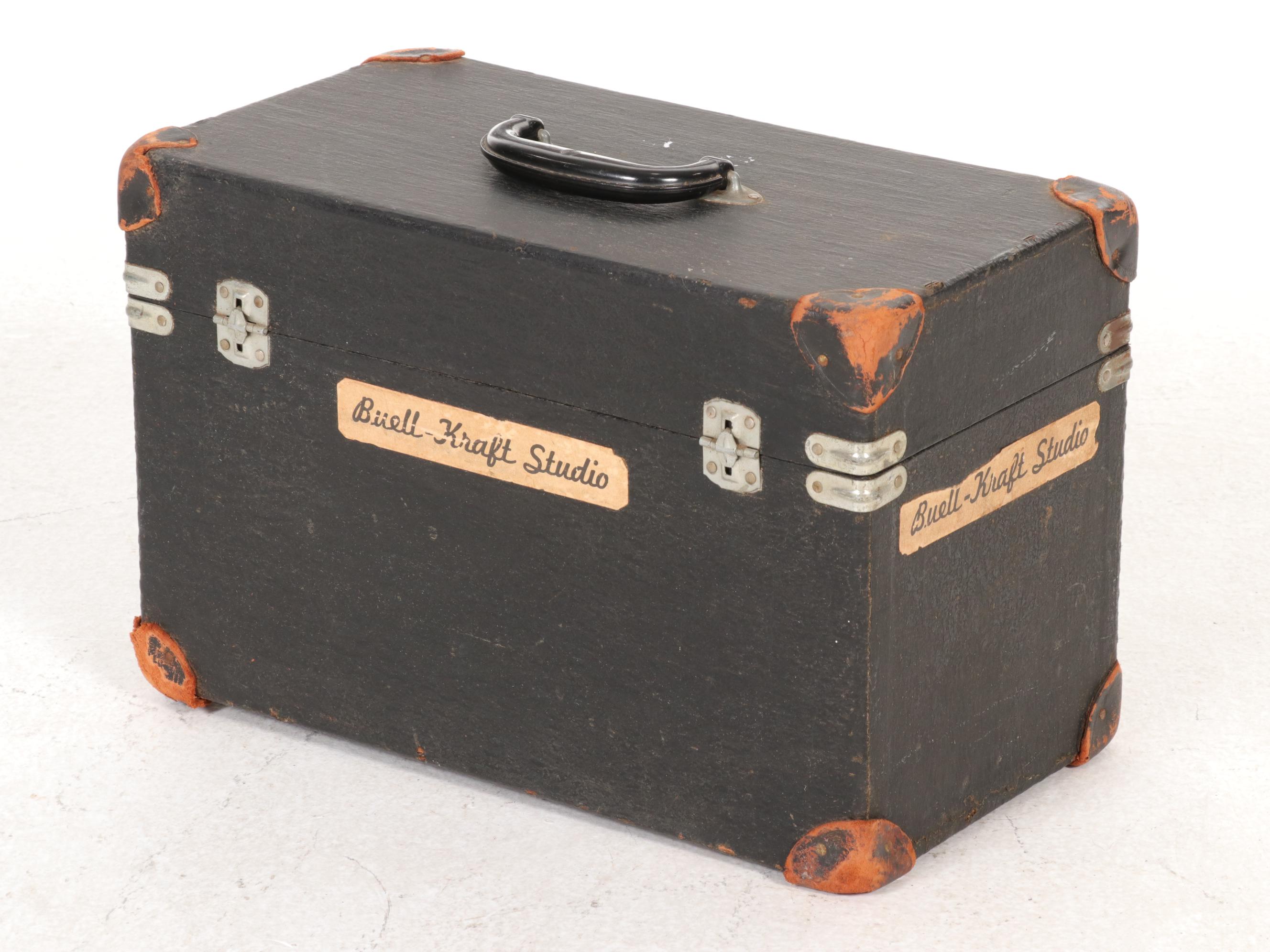 Vintage Buell-Kraft Studio, Linhof Technika Equipment Cases with Calumet Case