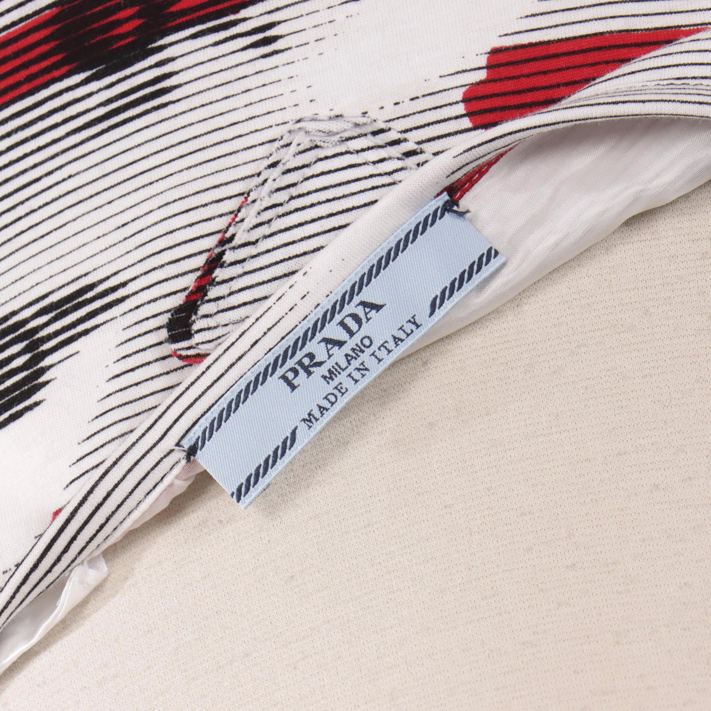 Prada Sable Rabbit Pencil Skirt with Various Prints and Materials