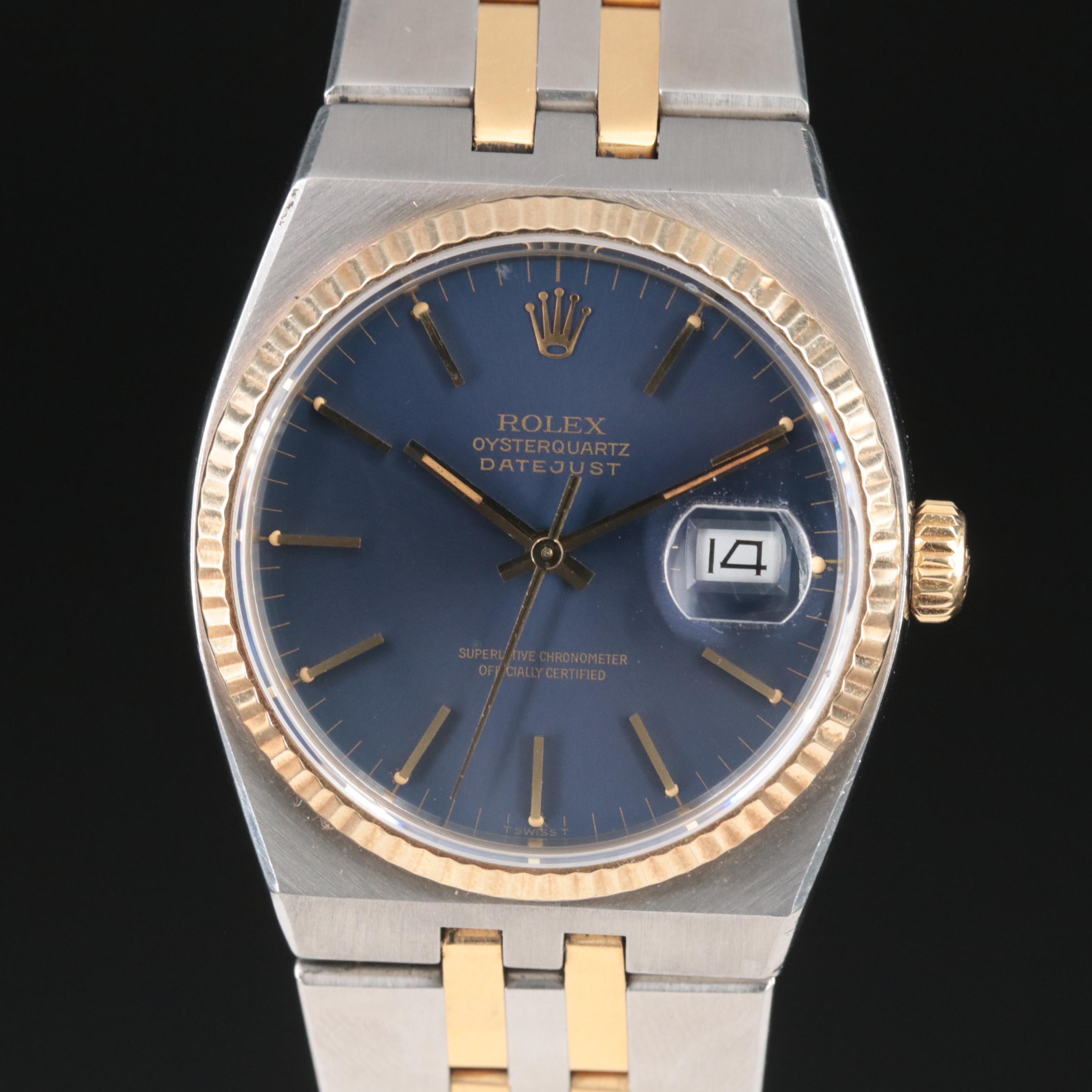 1980 Rolex Oysterquartz Datejust Watch