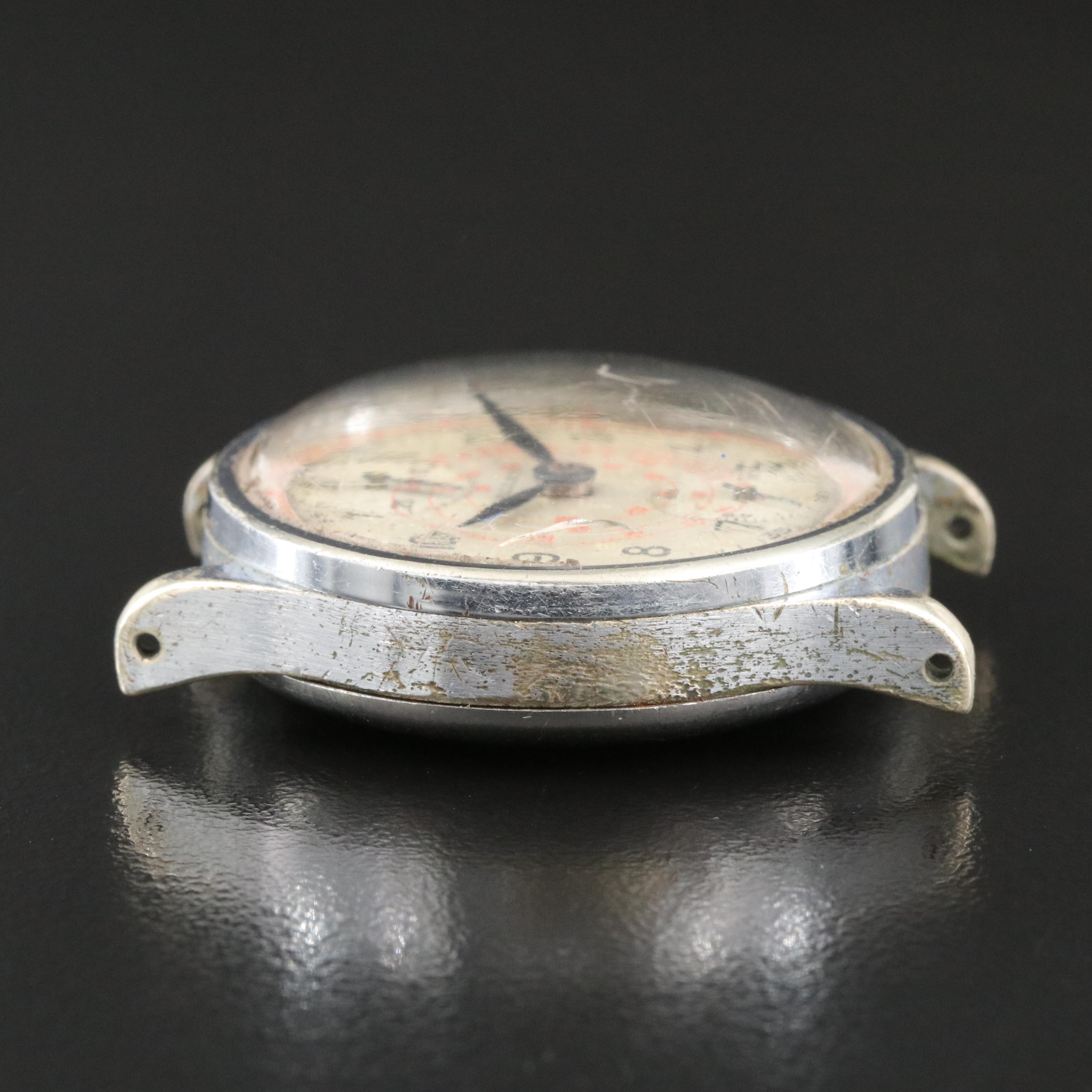 Vintage Gallet MultiChron Regulator Chronograph Watch