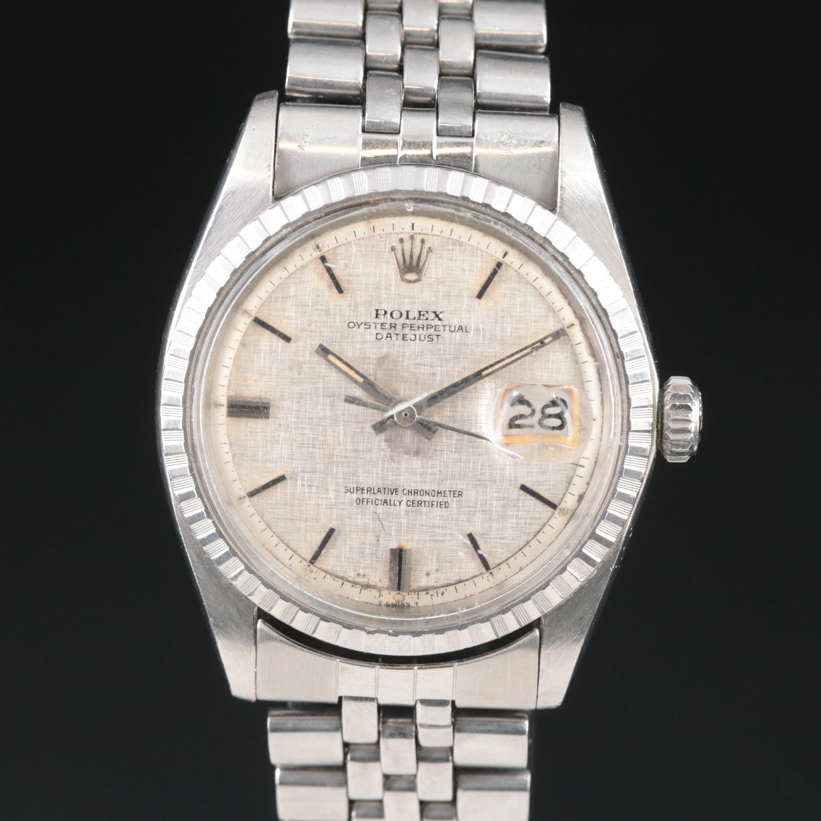 1972 Rolex Oyster Perpetual Datejust Watch