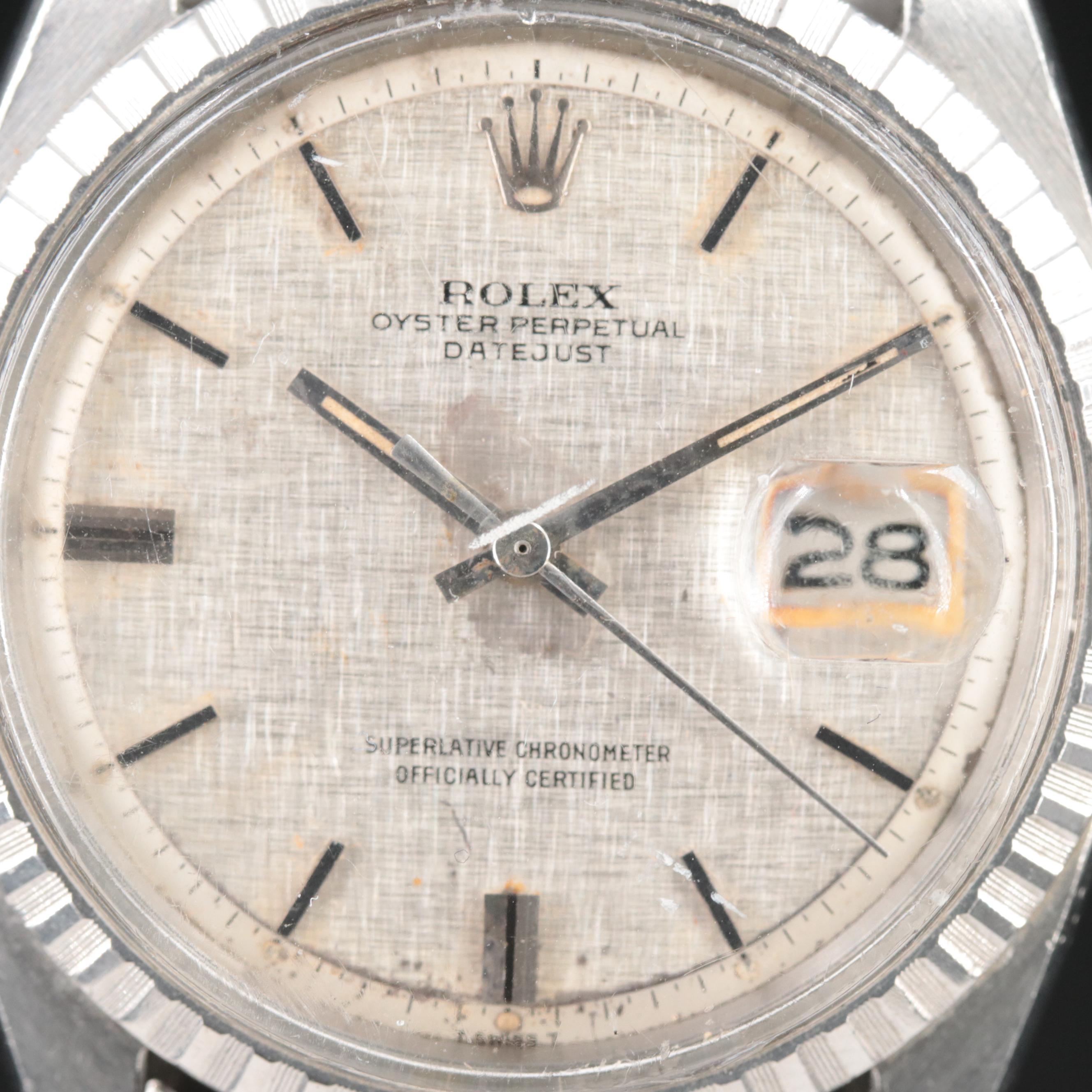 1972 Rolex Oyster Perpetual Datejust Watch