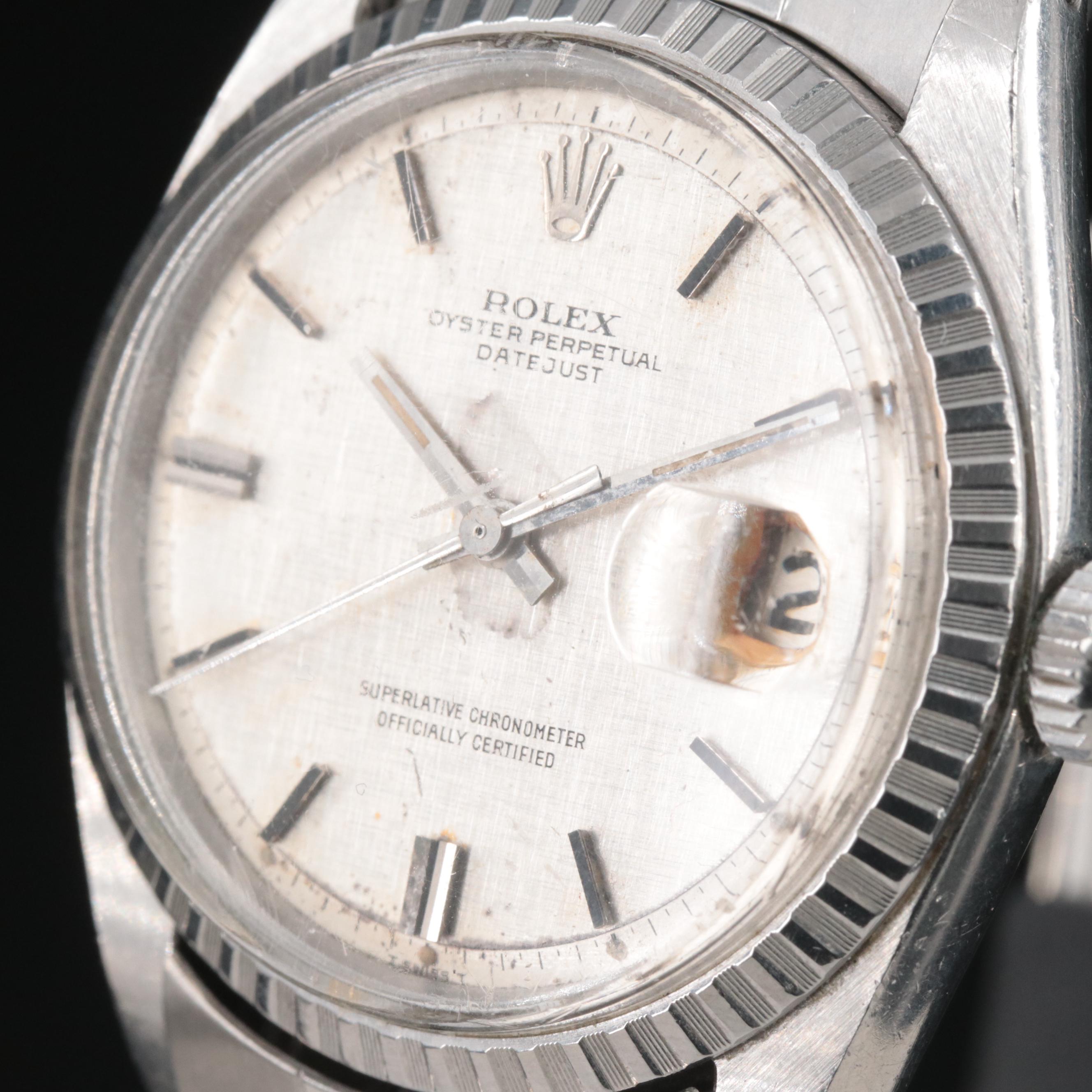 1972 Rolex Oyster Perpetual Datejust Watch