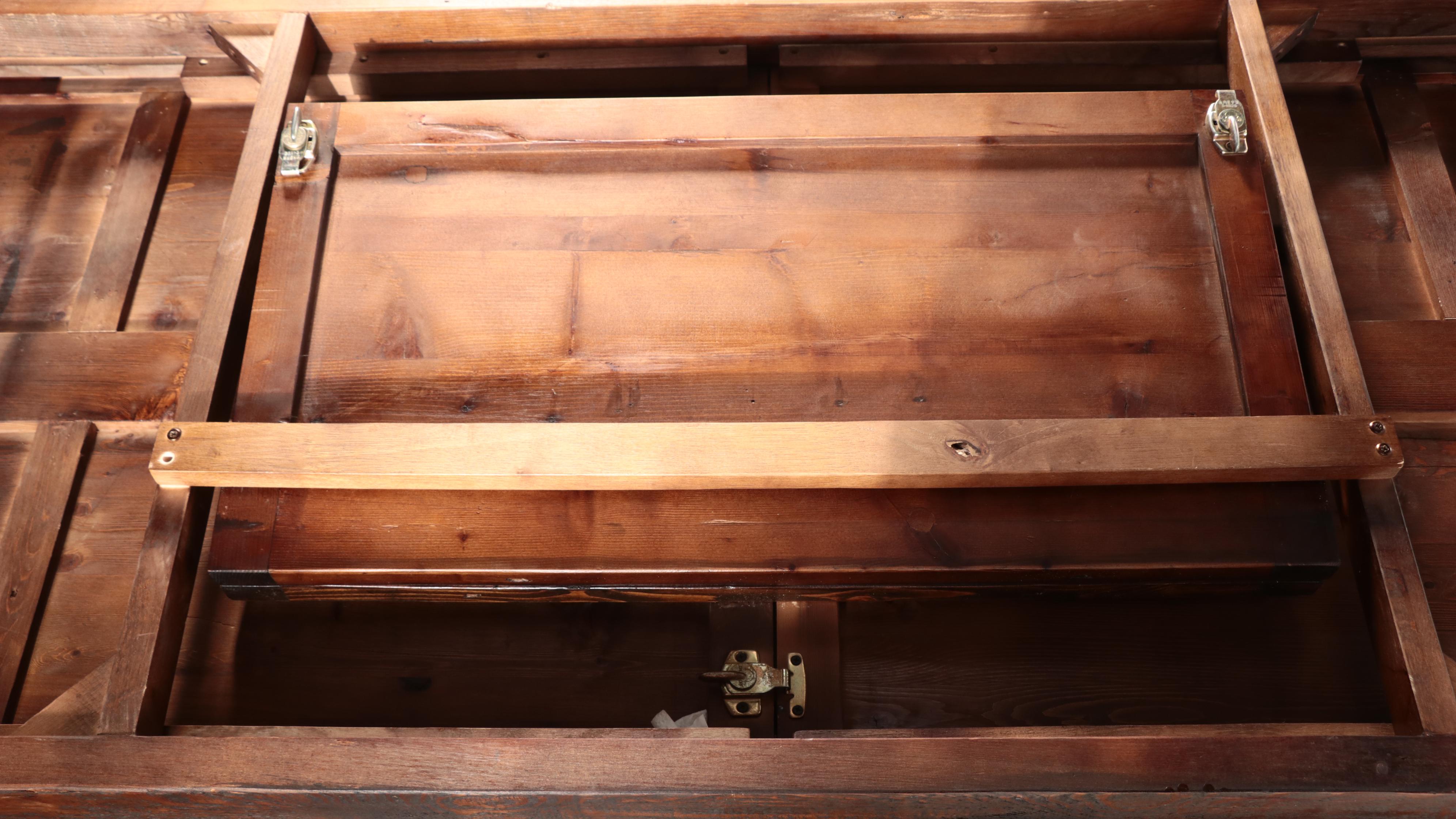 Primitive Style Pine Harvest Table