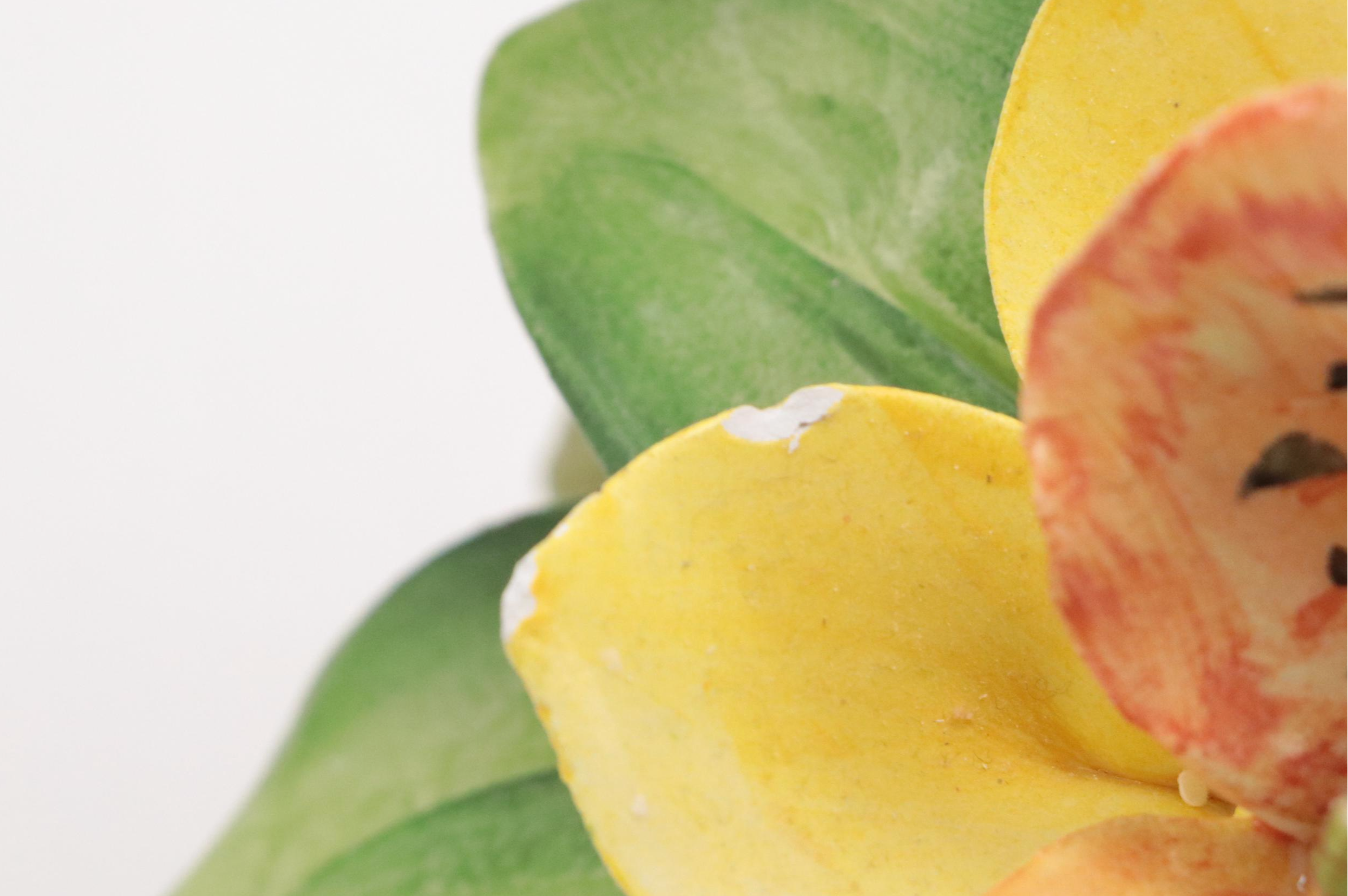 French Limoges Porcelain Lidded Box With Italian and Japanese Porcelain Décor