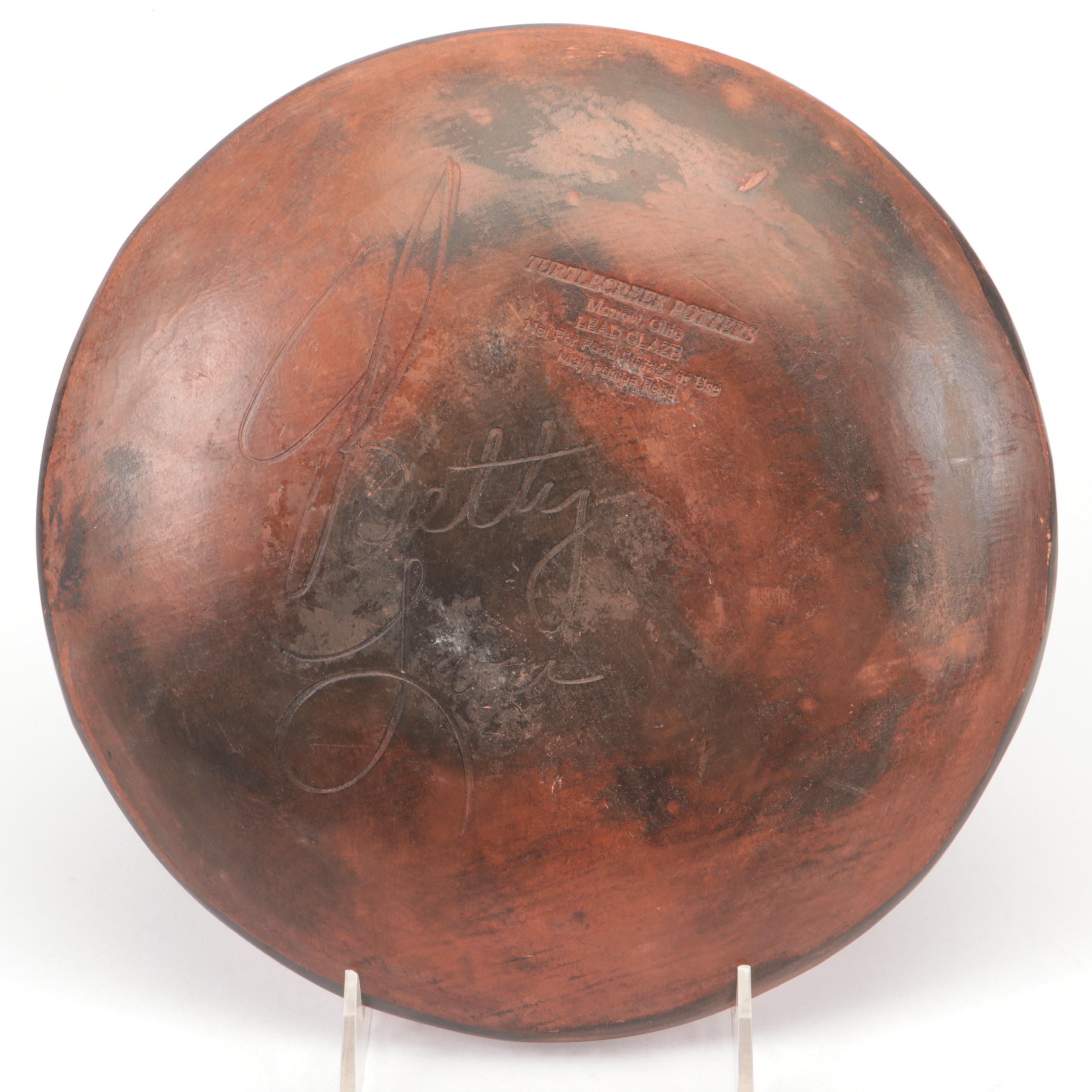 Ragon House Red Ware, Turtle Creek Potteries, More Handmade Folk Art Plates