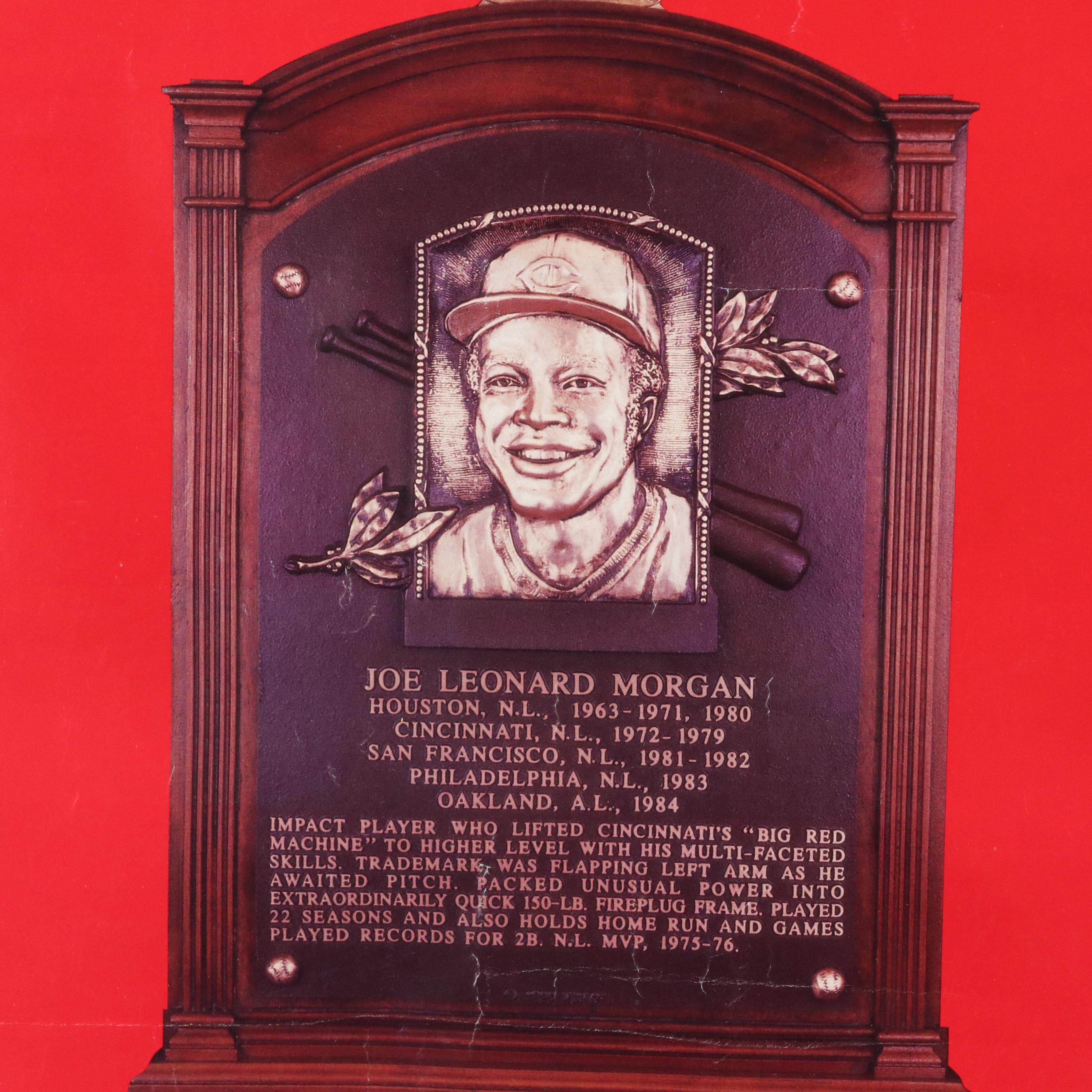 Cincinnati Reds Baseball Posters Featuring Johnny Bench and Joe Morgan