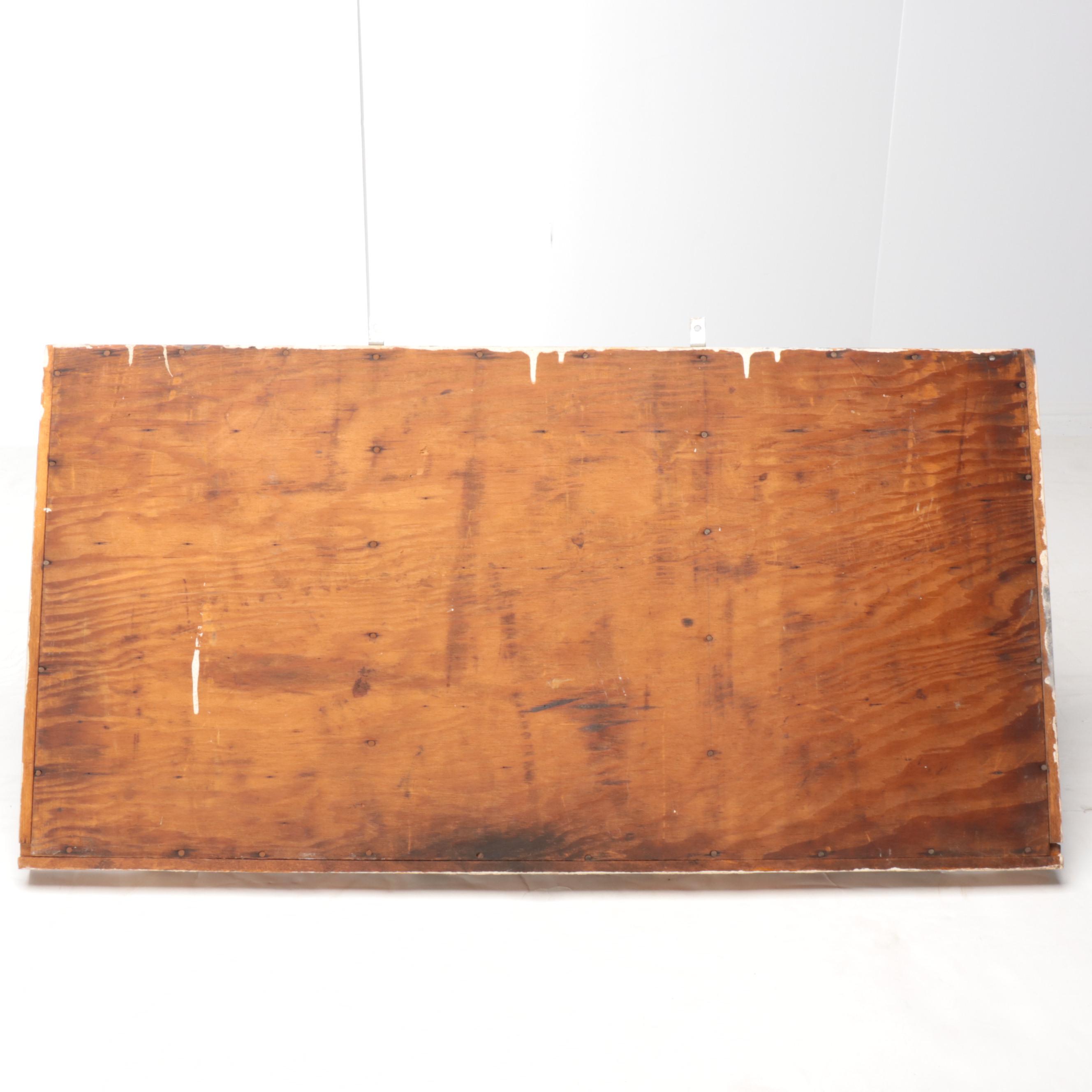 Divided Wooden Sewing Notions Organizer, Early to Mid-20th Century