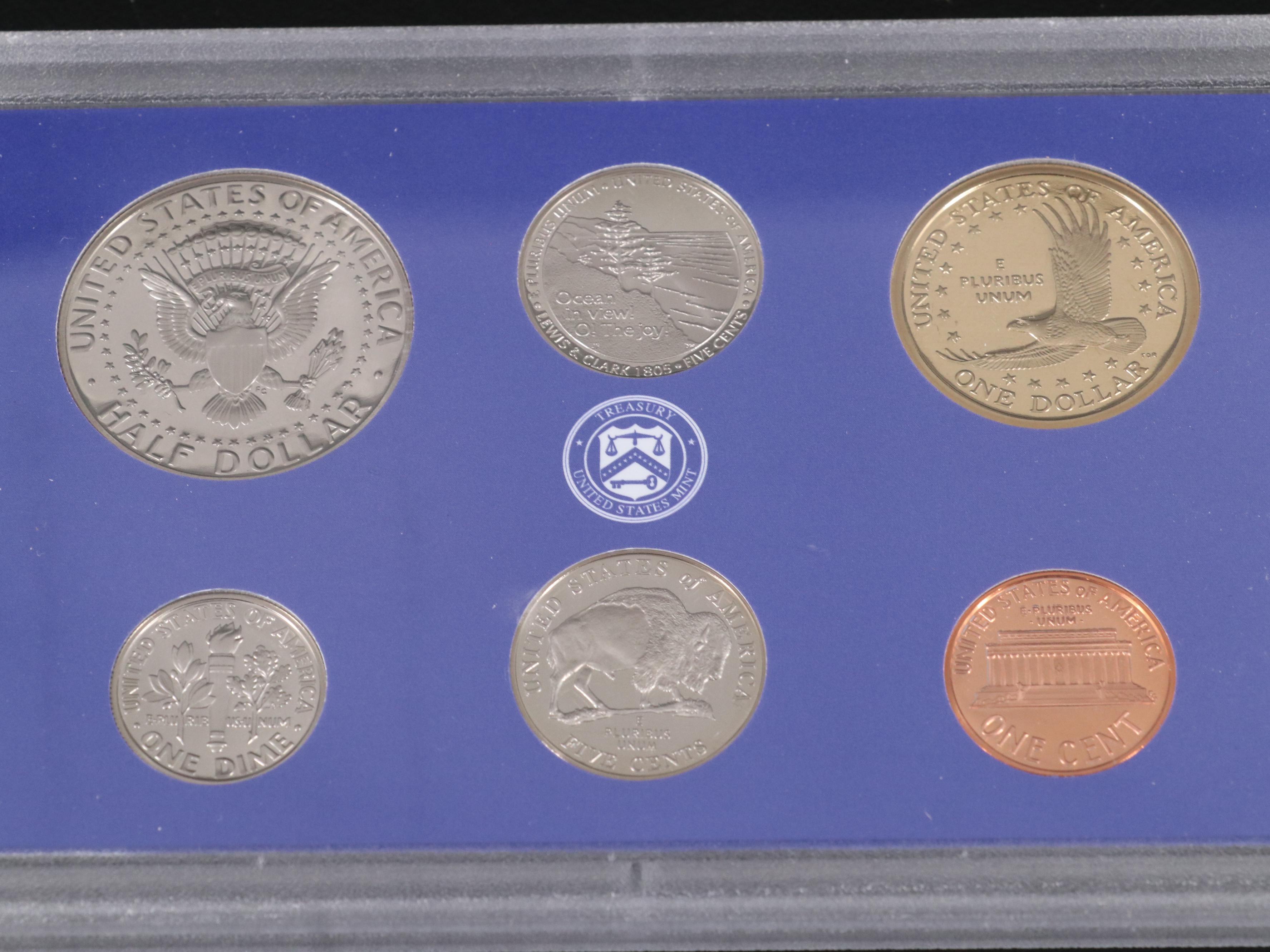 Thirteen Different U.S. Mint Proof Sets, 1999 to 2011 Complete