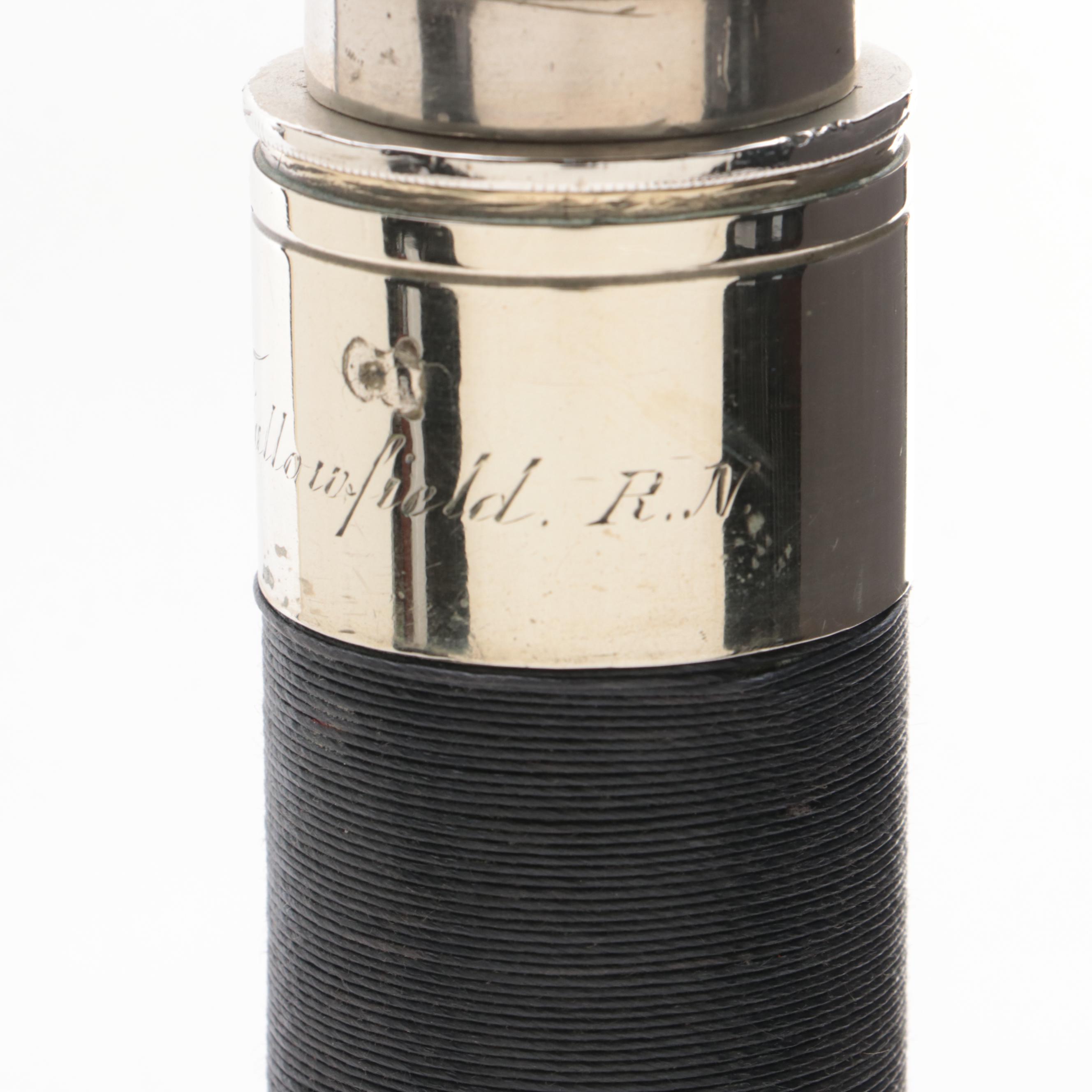 Ross Handheld Telescope with Other Union Jack Telescope and Case