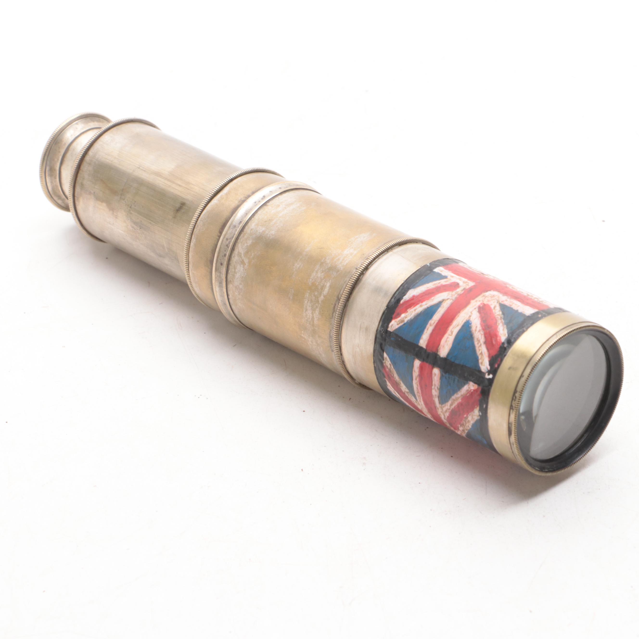 Ross Handheld Telescope with Other Union Jack Telescope and Case