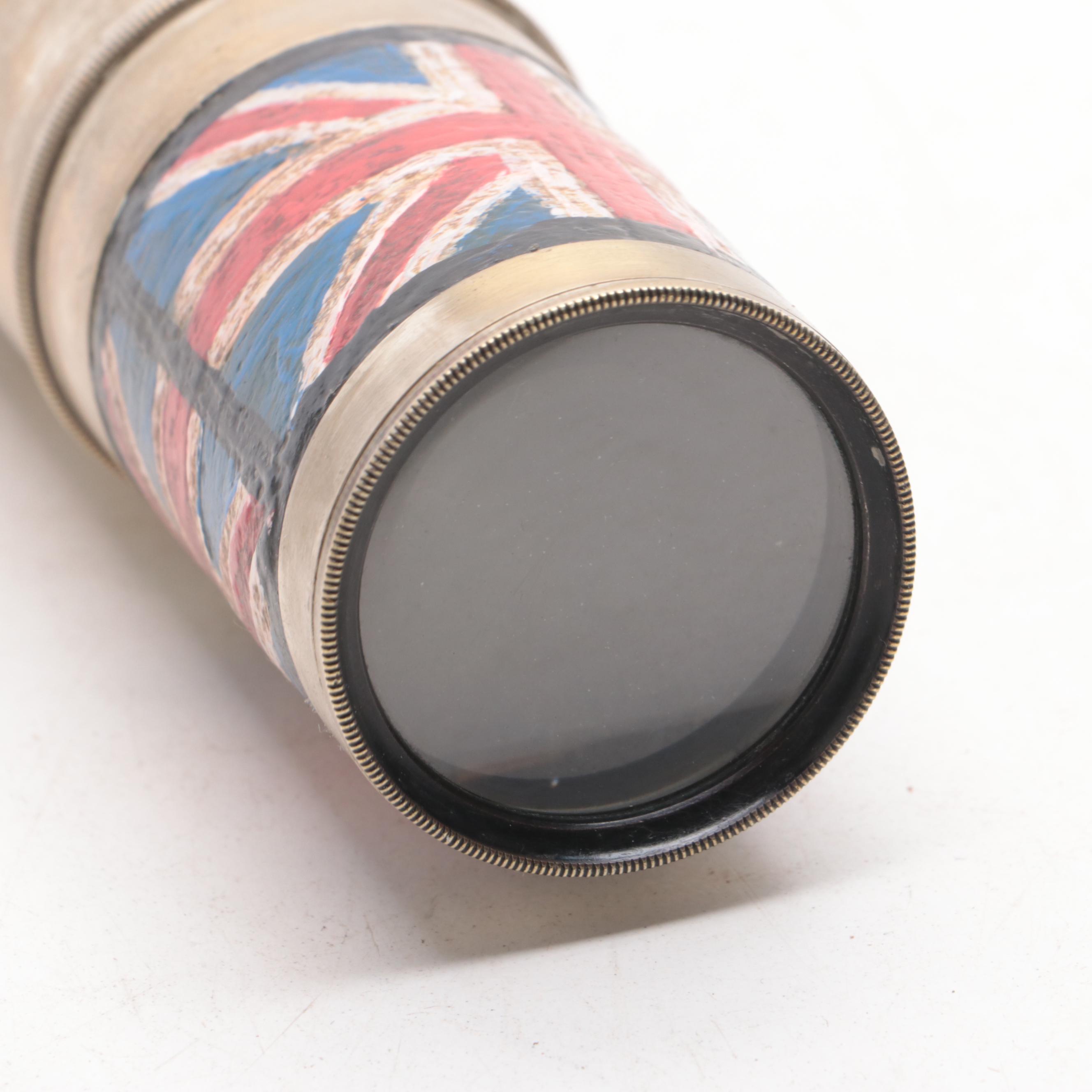 Ross Handheld Telescope with Other Union Jack Telescope and Case