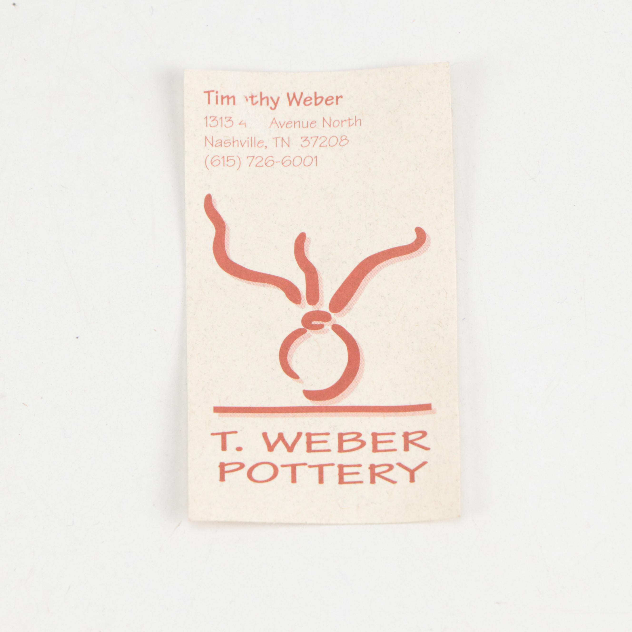 Timothy Weber Ceramic Vase with Bucilla Needlepoint Accent Pillow and More