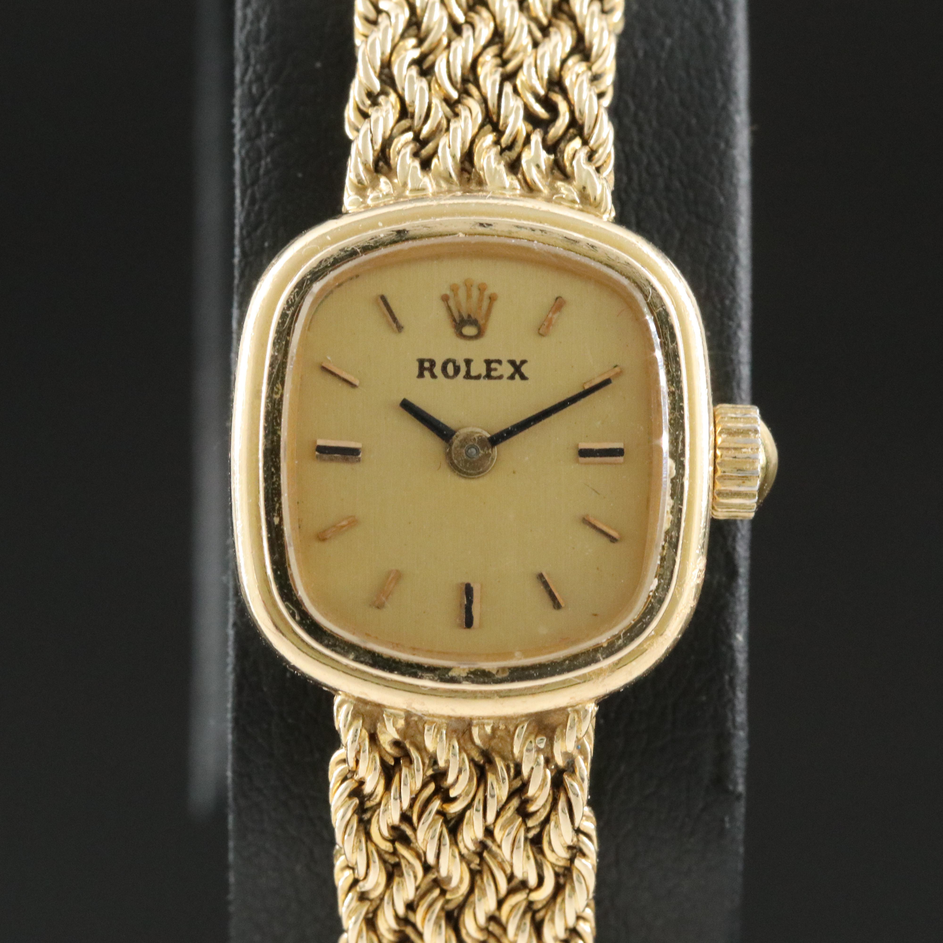 14K Rolex Manual Wind Vintage Watch