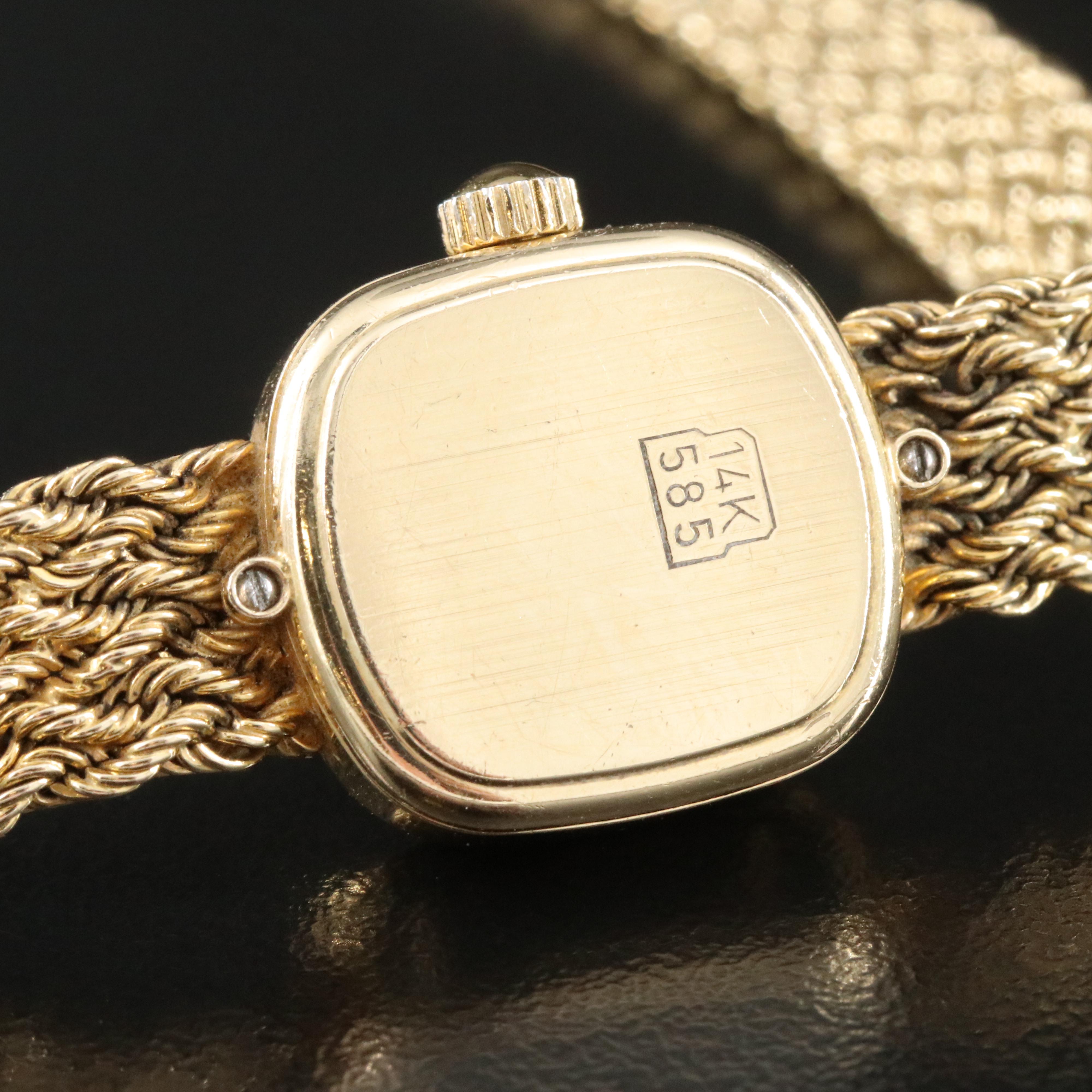 14K Rolex Manual Wind Vintage Watch