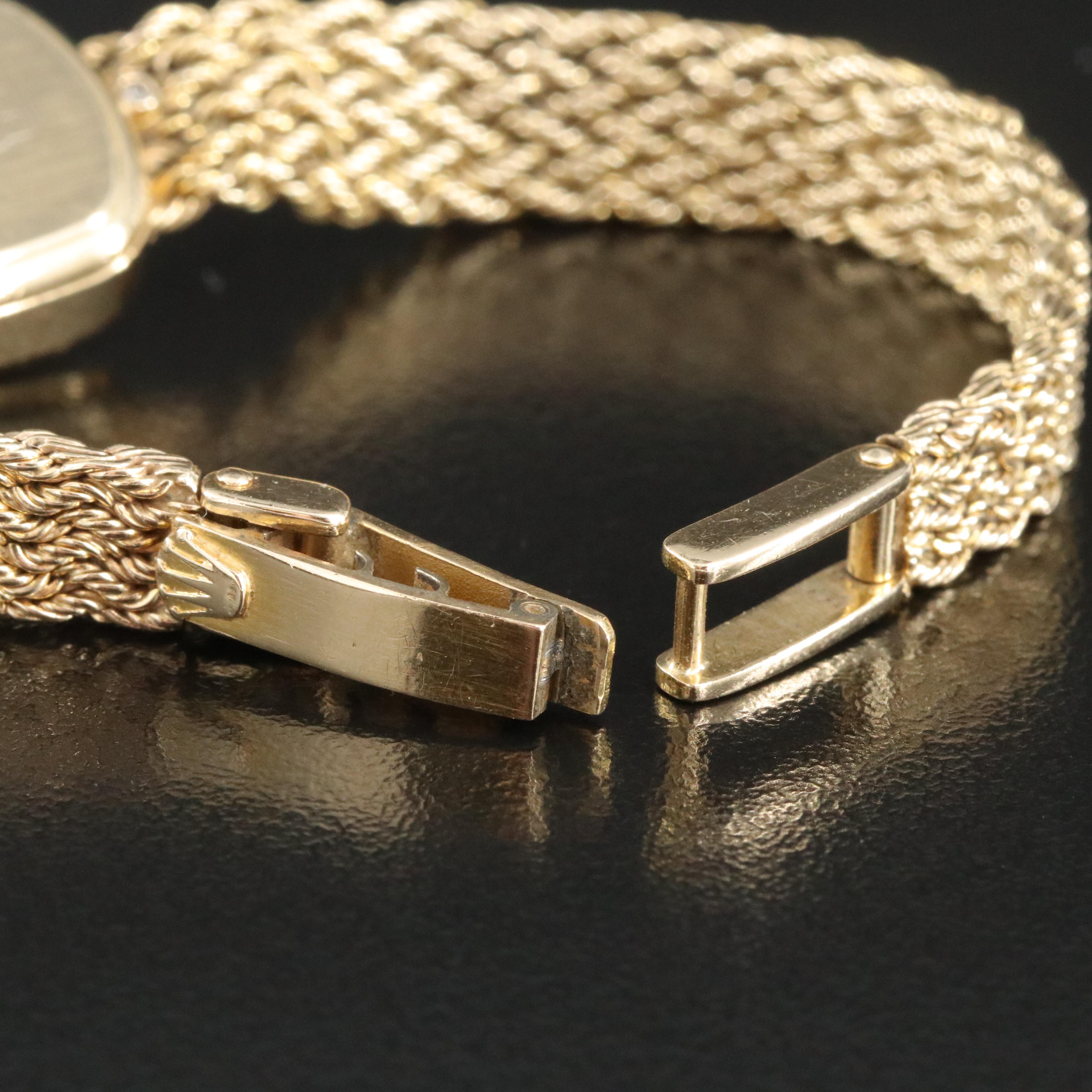 14K Rolex Manual Wind Vintage Watch