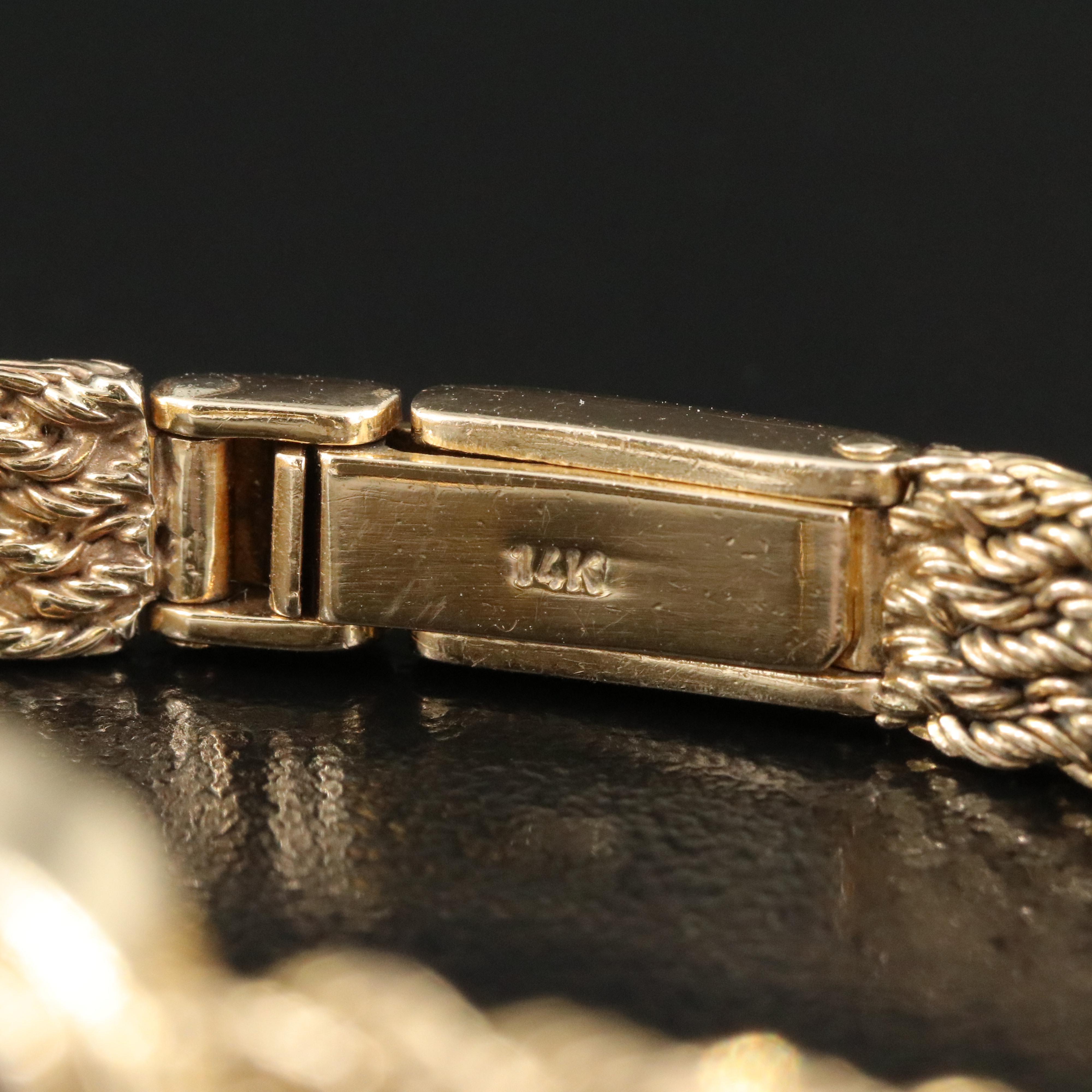 14K Rolex Manual Wind Vintage Watch